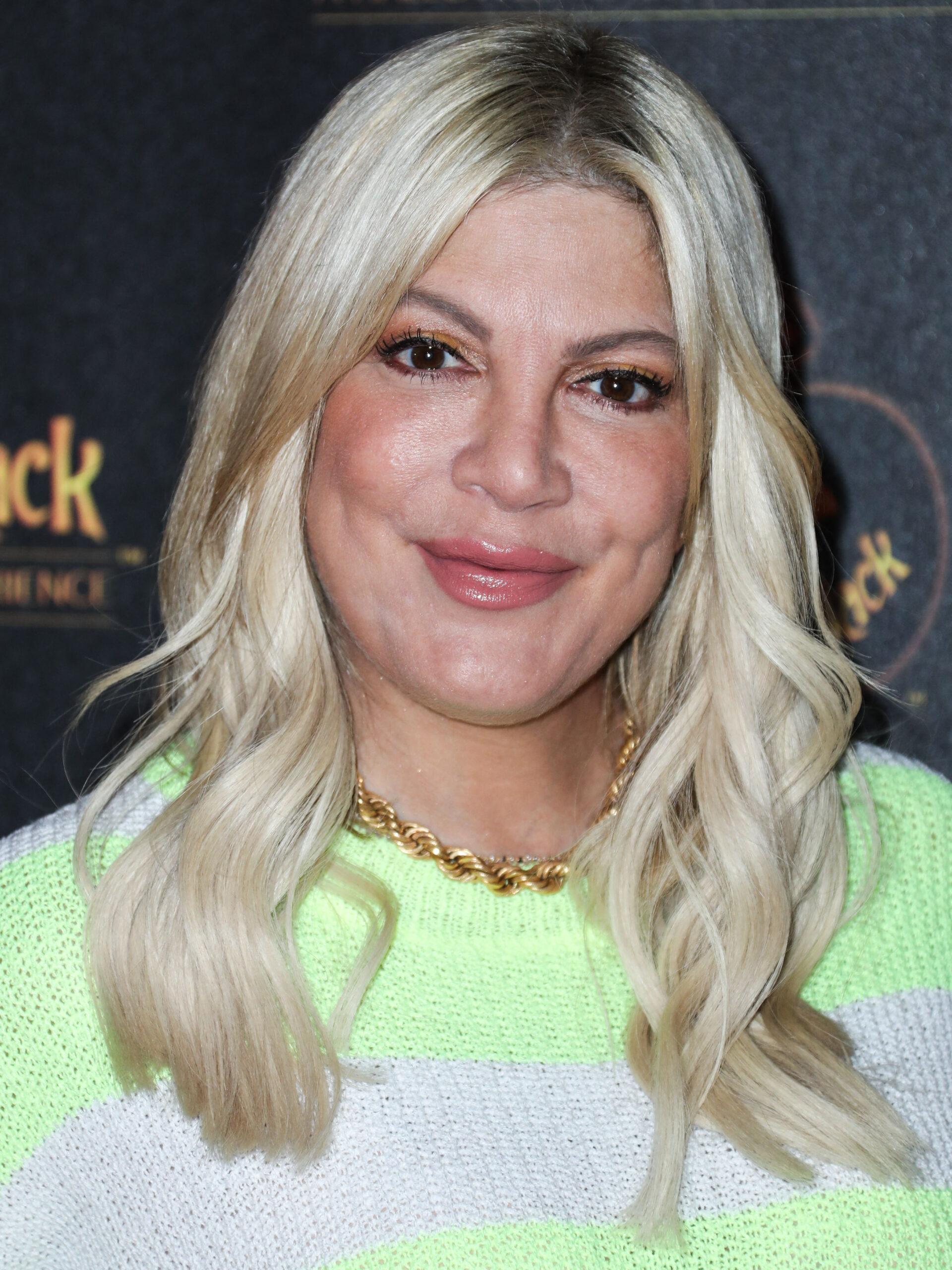 Tori Spelling at Nights of the Jack Friends and Family Night 2019