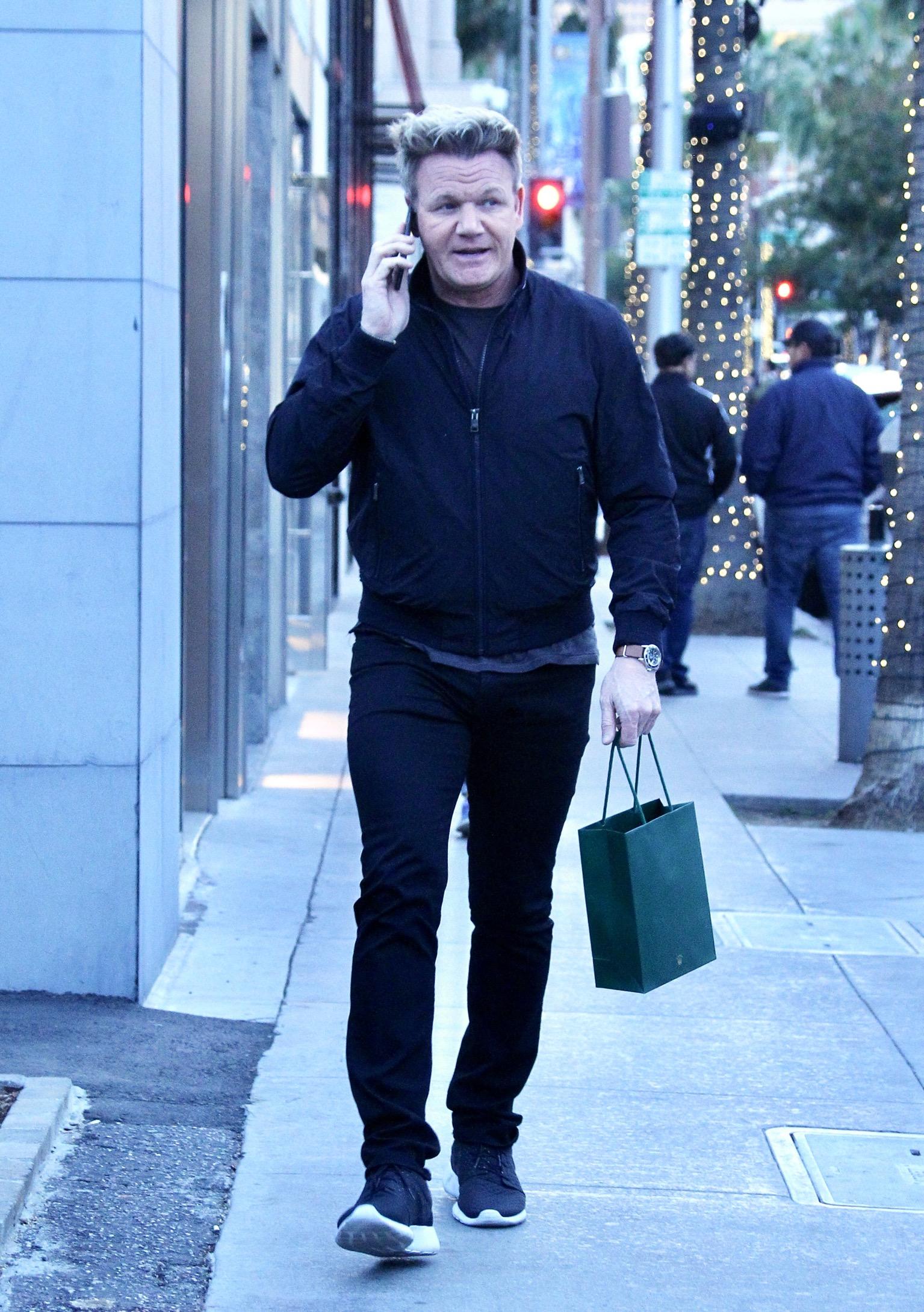 Gordon Ramsey shops Rolex store for luxury holiday gift