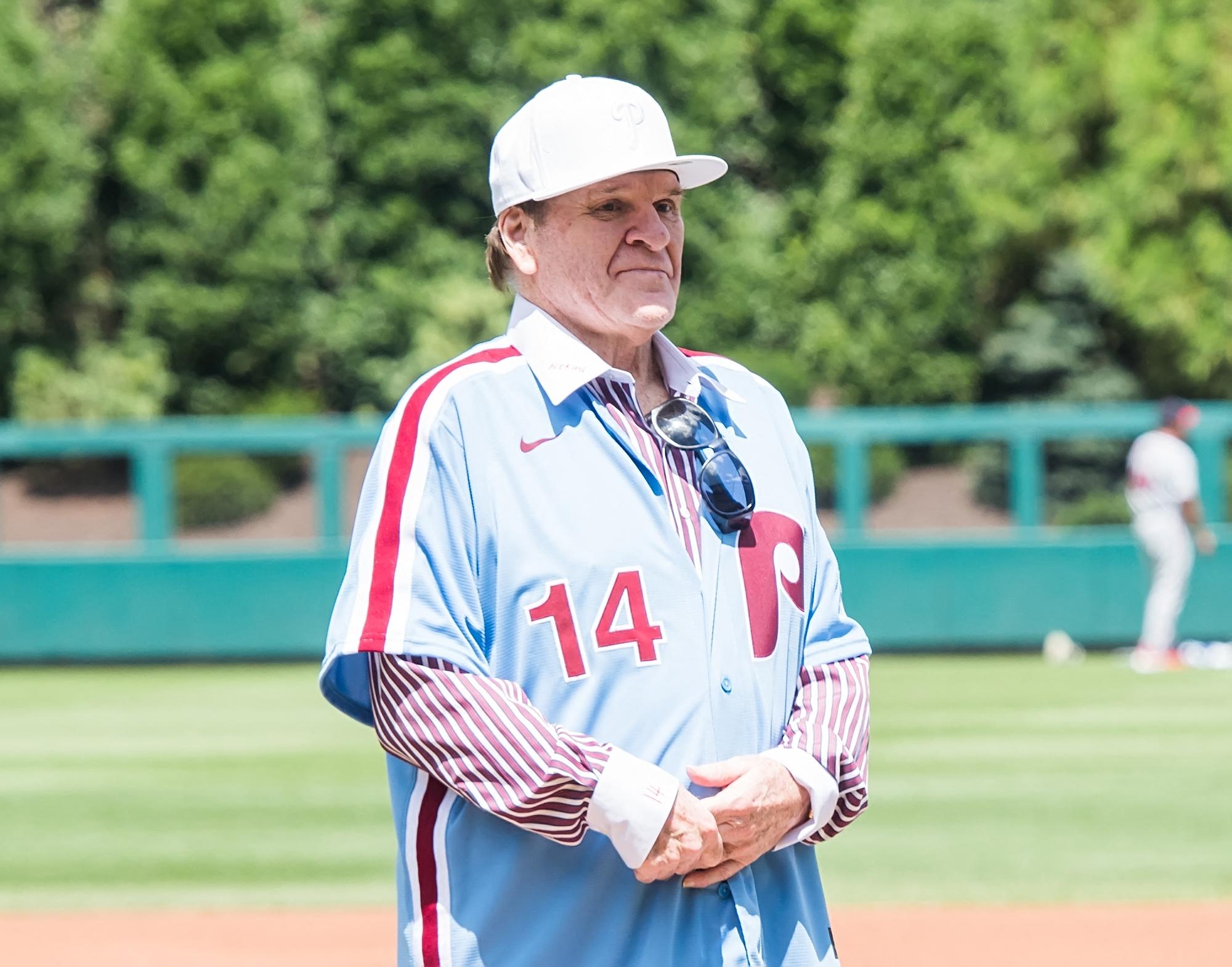 Philadelphia Phillies welcome back Pete Rose during 1980 World Series Champions Alumni Weekend