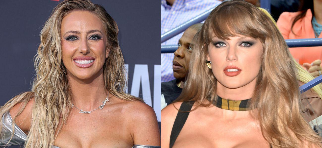 Brittany Mahomes (left) Taylor Swift (right)