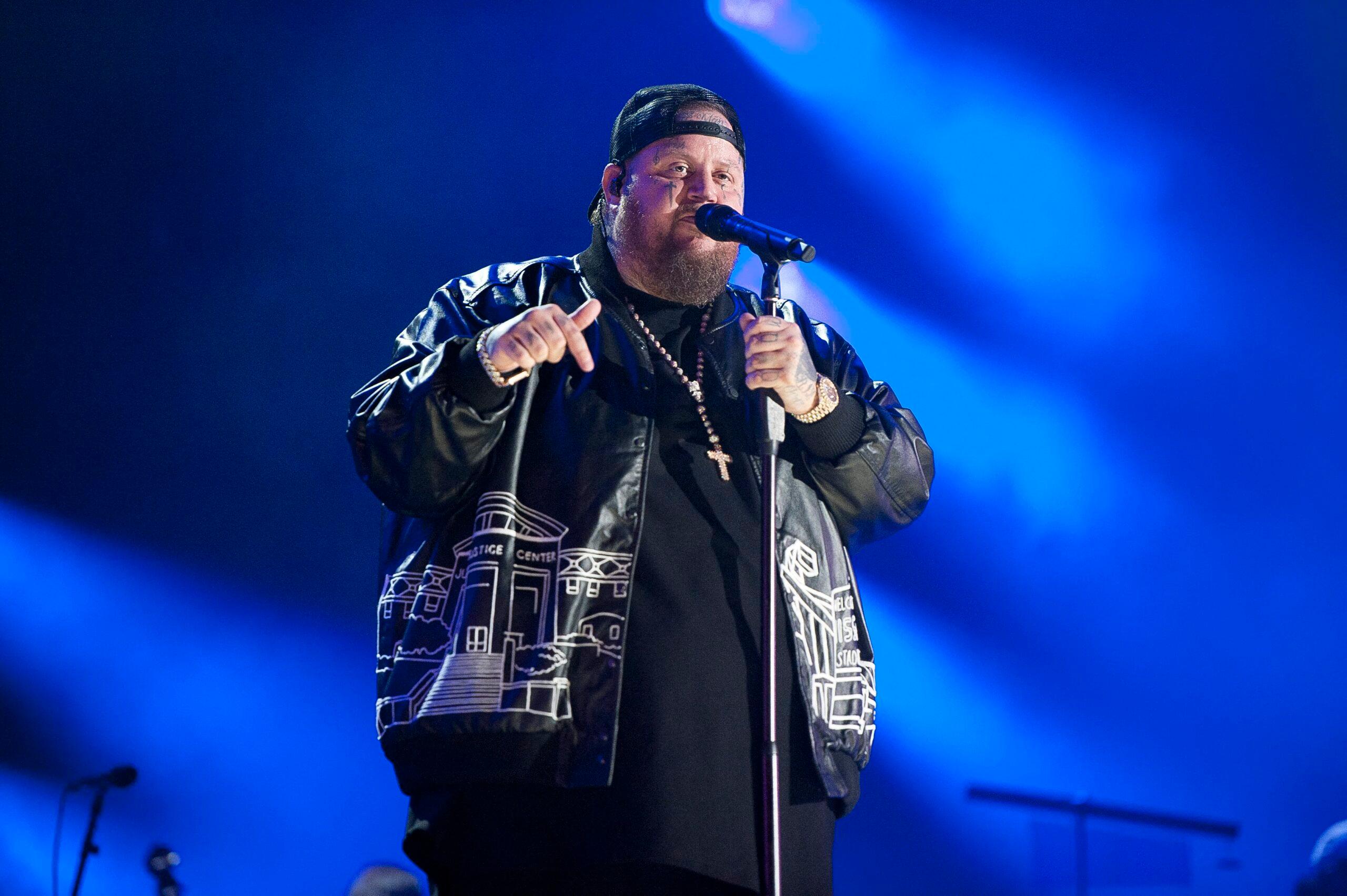 Jelly Roll performing at CMA Music Festival 2024