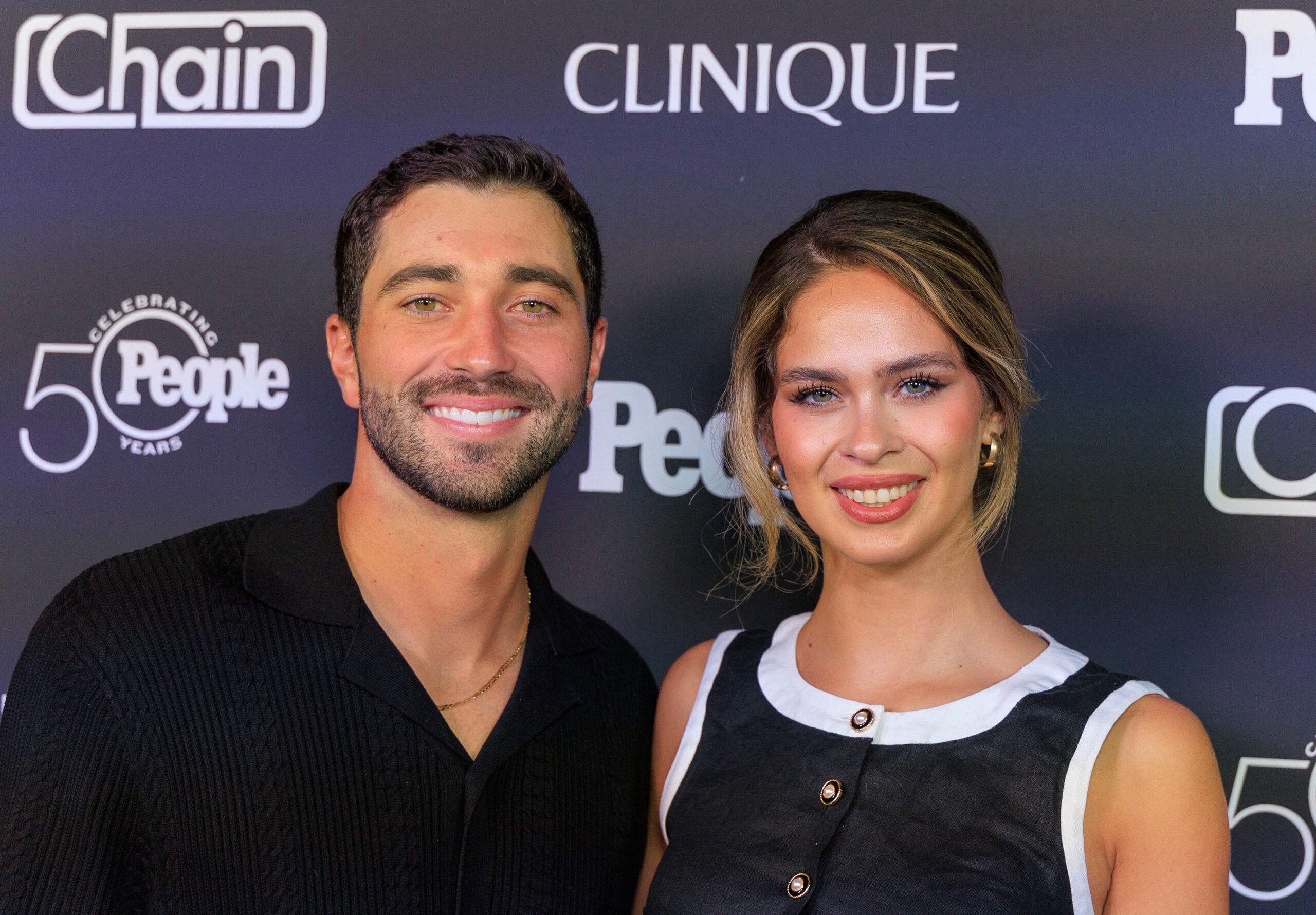 Joey Graziadei and Kelsey Anderson at People Magazine + Chain