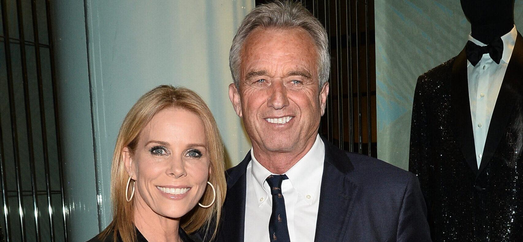 Cheryl Hines and Robert F Kennedy Jr Attend The Giorgio Armani Pre Oscar Party