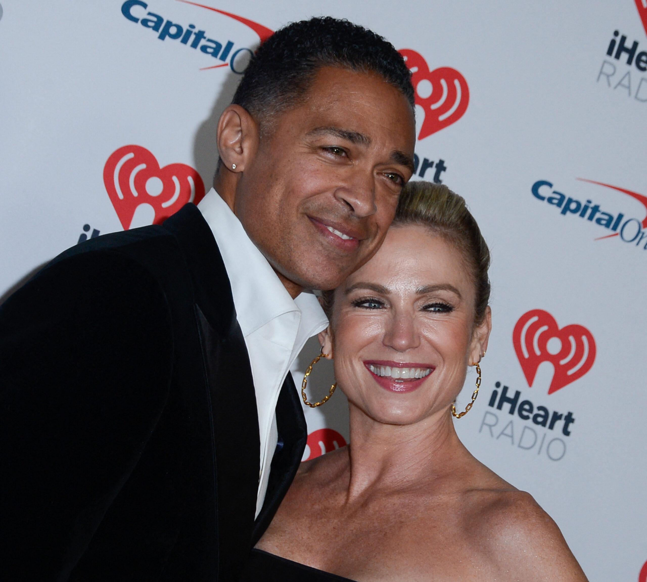 TJ Holmes and Amy Robach at iHeartRadio 102.7. KIIS FM's Jingle Ball 2023