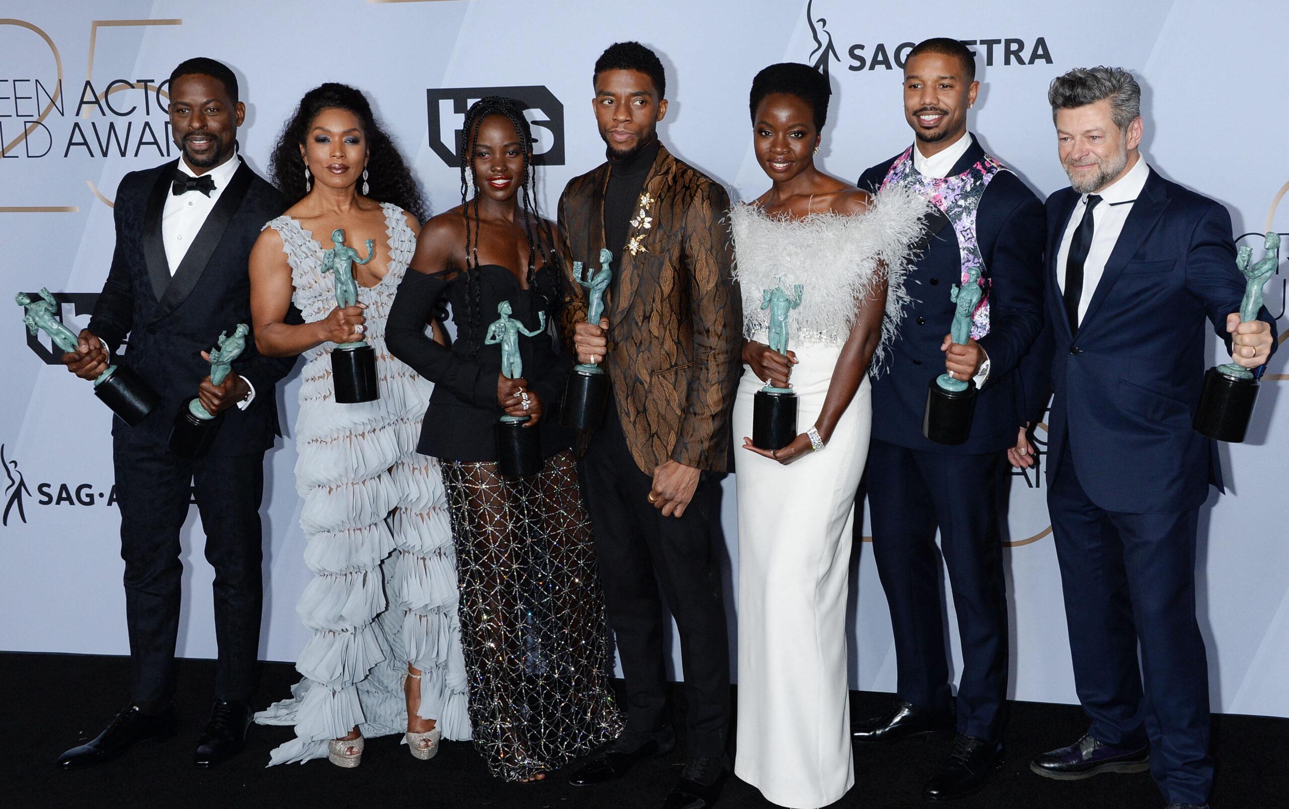 The cast of 'Black Panther' at 25th Annual Screen Actors Guild Awards 