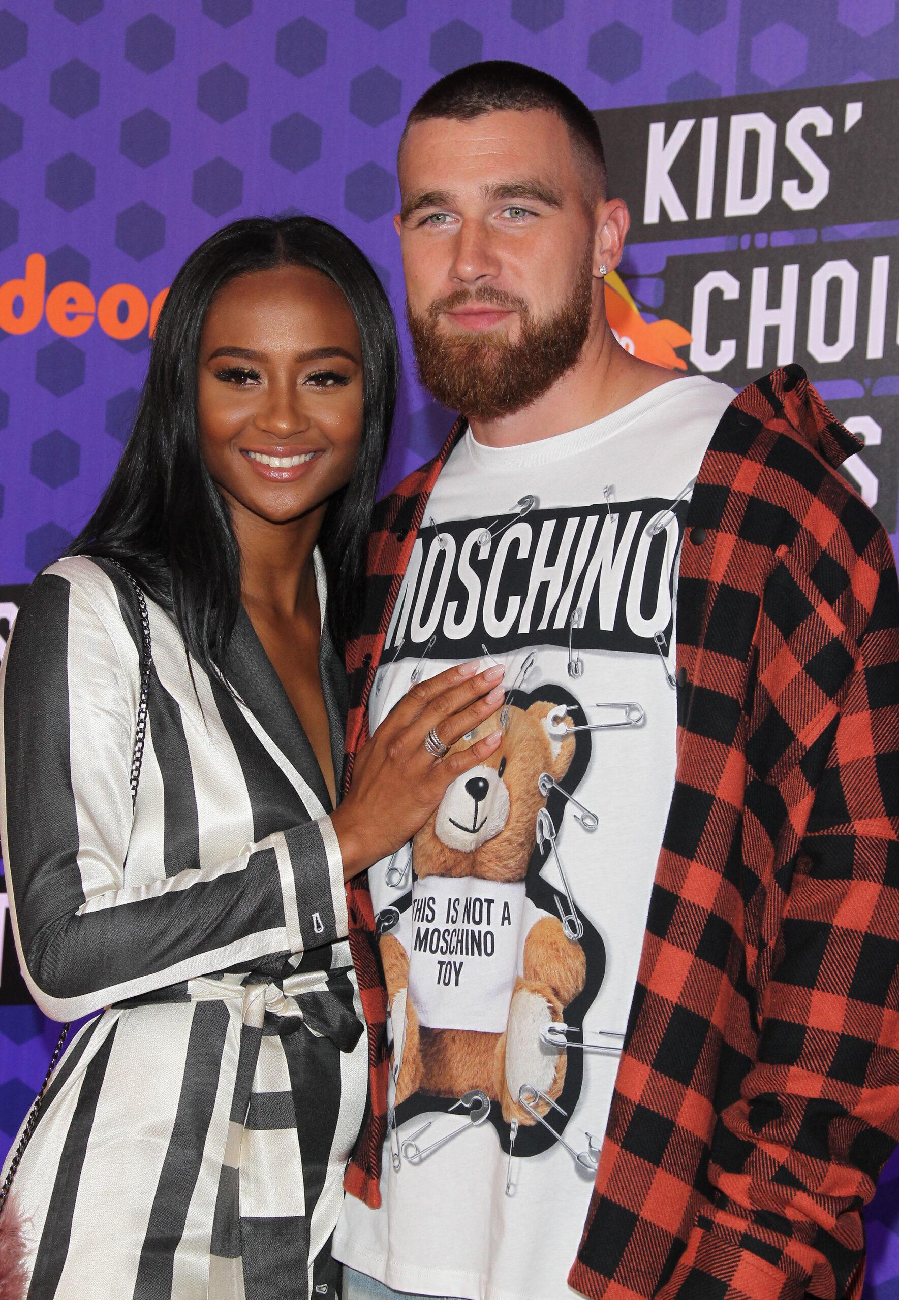 Kayla Nicole and Travis Kelce at the KCA's