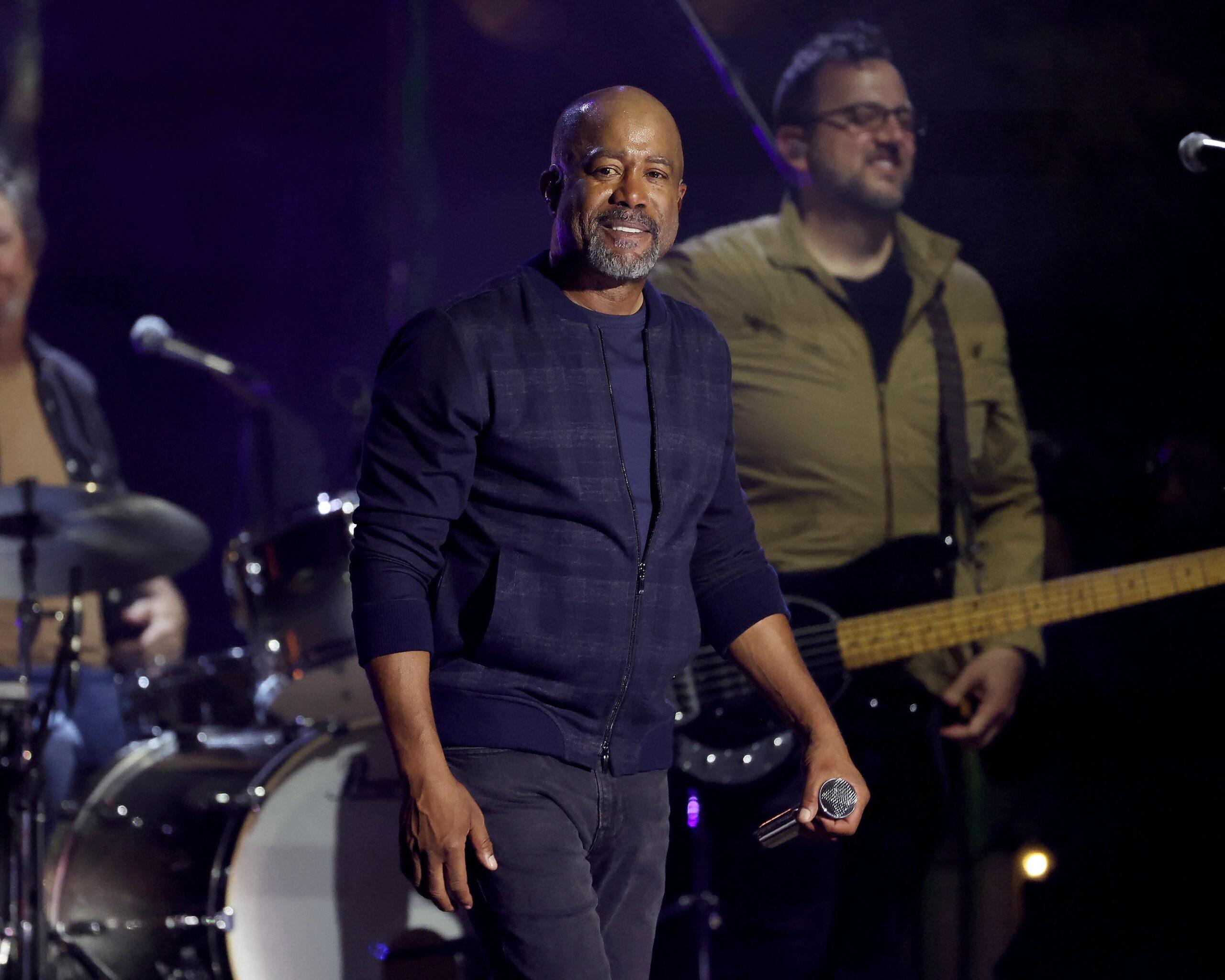 Darius Rucker tapes a performance of CMT Crossroads a