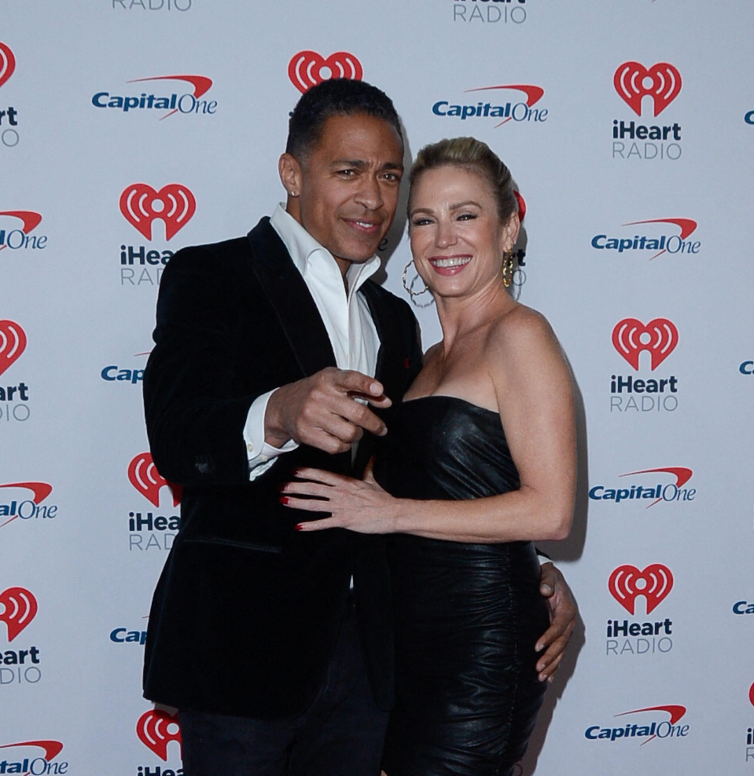 TJ Holmes and Amy Robach at iHeartRadio 102.7. KIIS FM's Jingle Ball 2023 