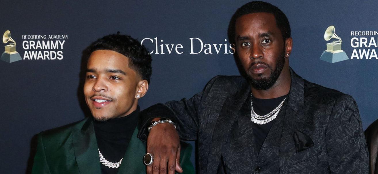 Diddy and his sons at The Recording Academy And Clive Davis' 2020 Pre-GRAMMY Gala