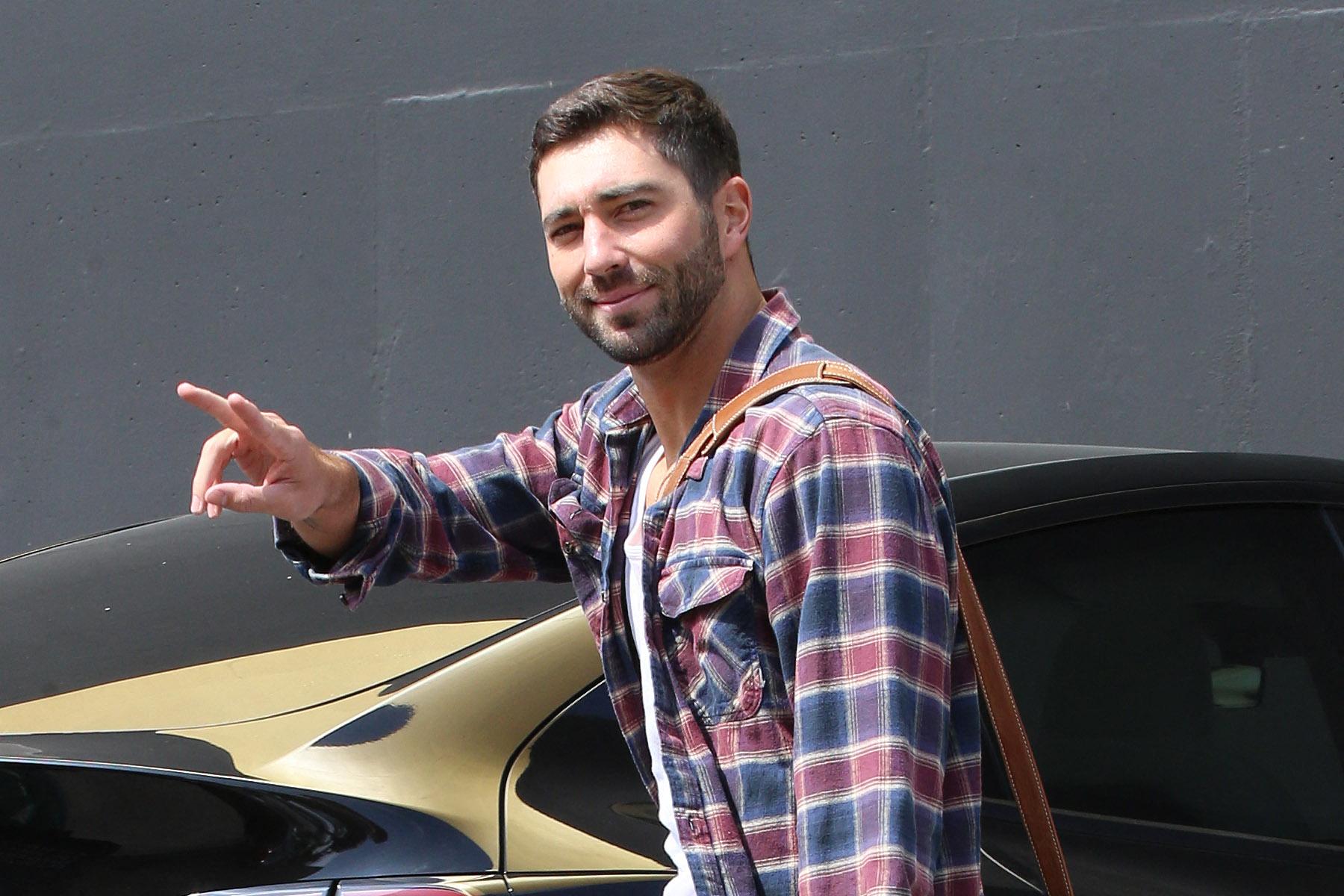 Joey Graziadei is seen leaving 'Dancing With The Stars' rehearsals