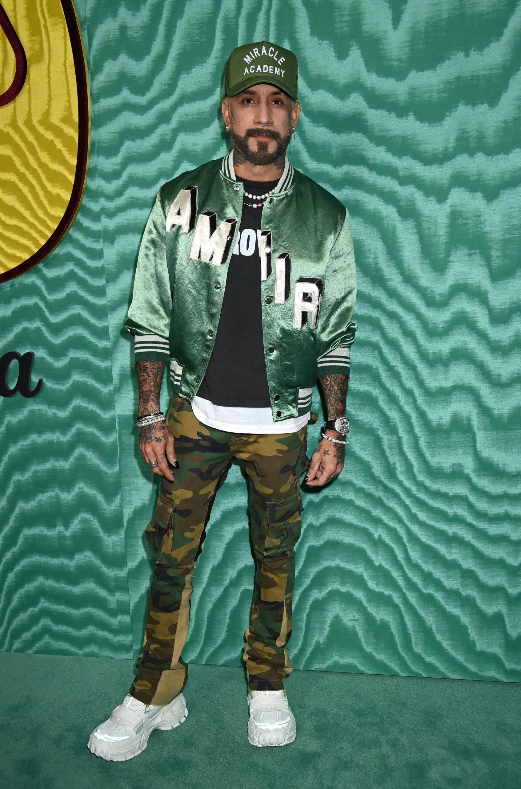 AJ McLean at Warner Music Group Pre-GRAMMY Party 2024