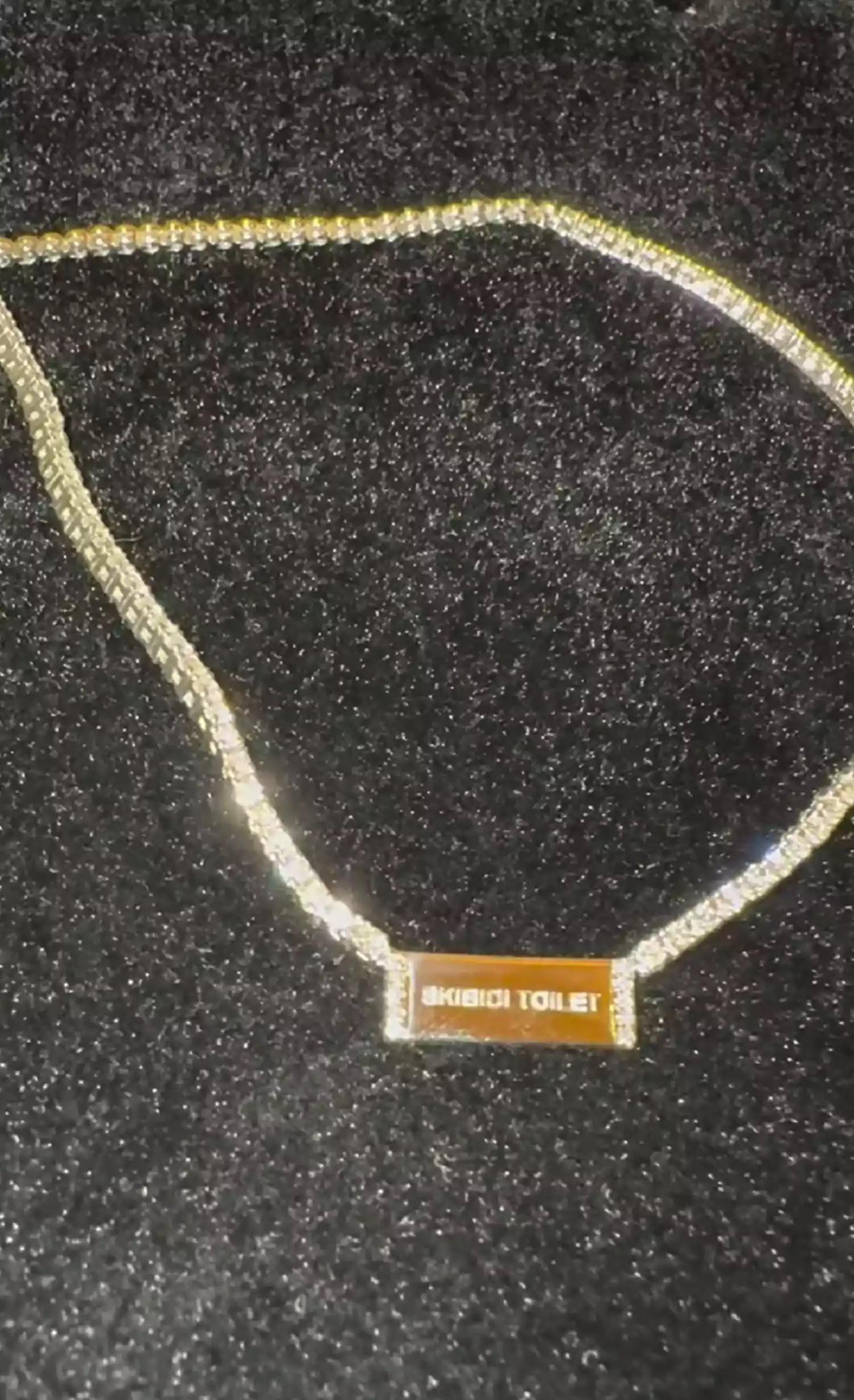 Kim Kardashian's necklace from North West