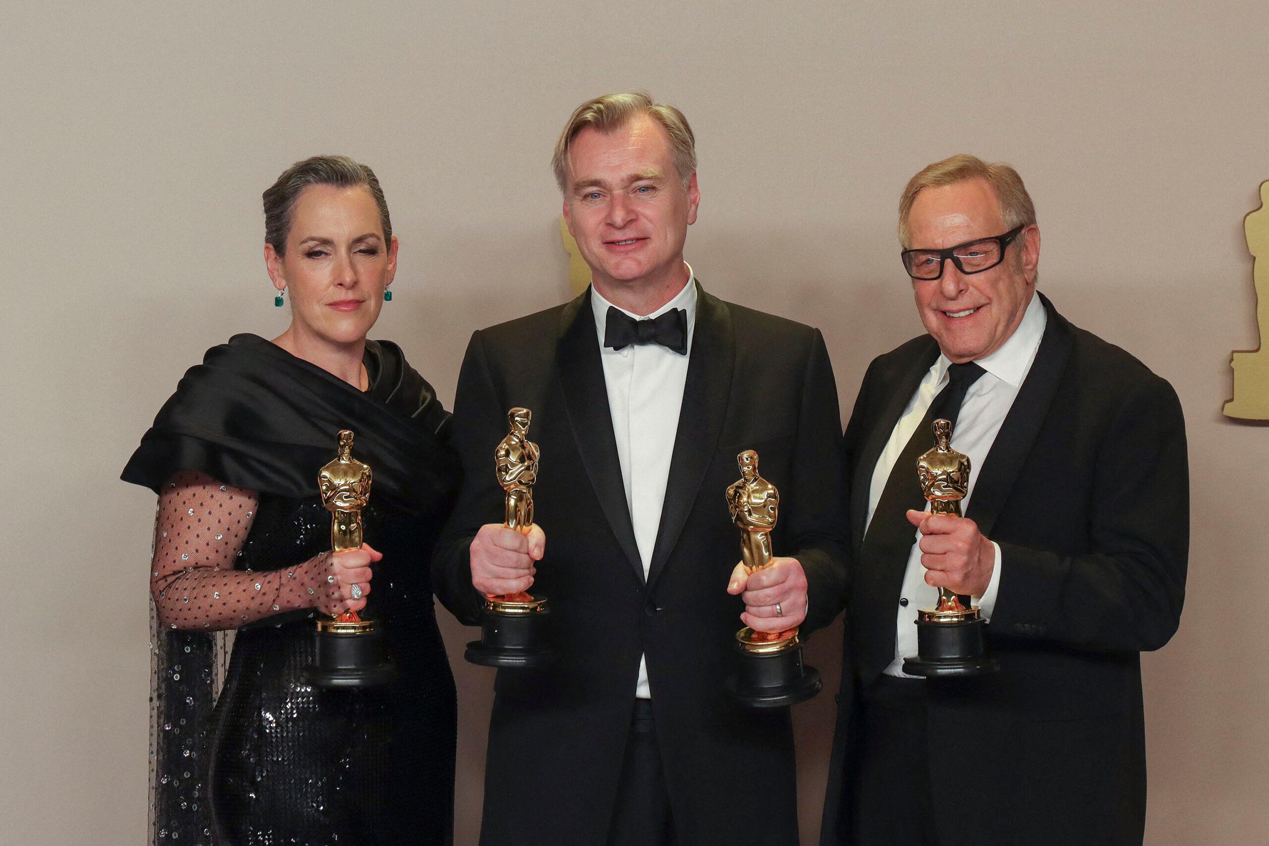 Christopher Nolan and company at Oscars