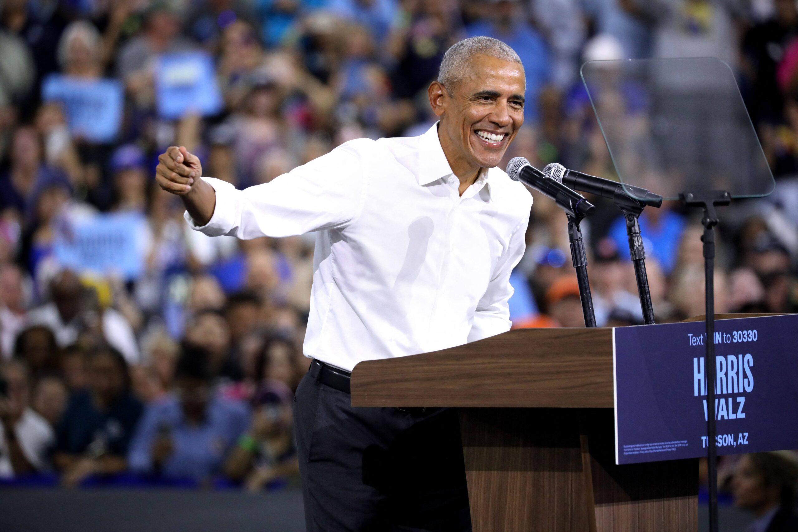 Barack Obama Headlines Kamala Harris Rally in Tucson