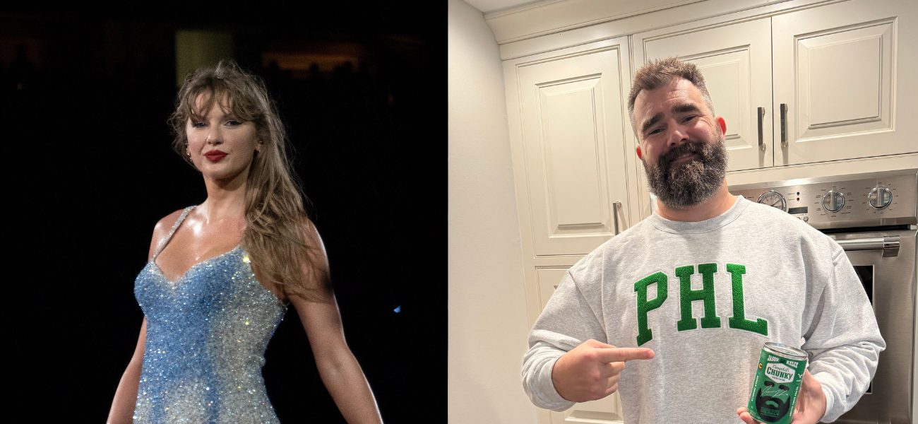 Taylor Swift and Jason Kelce featured pic