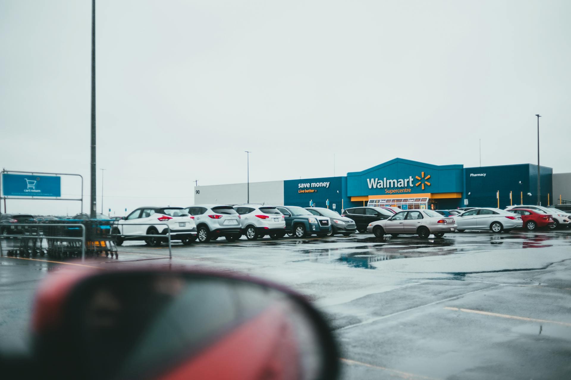 A photo of Walmart store