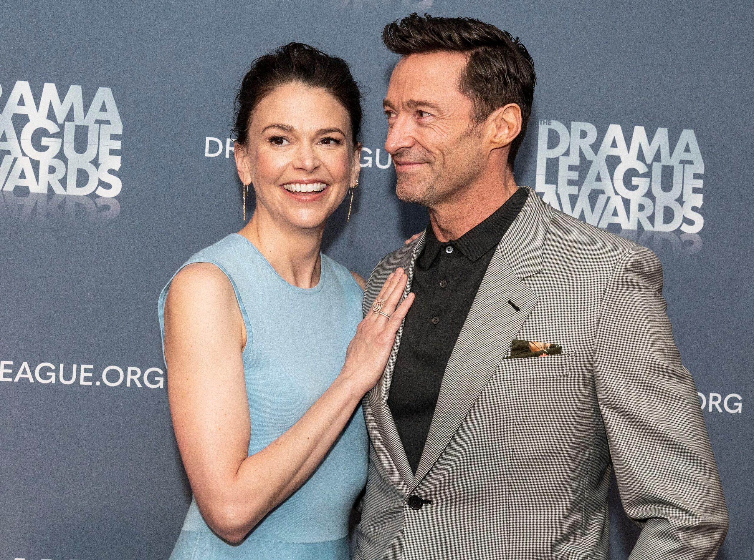 Hugh Jackman and Sutton Foster