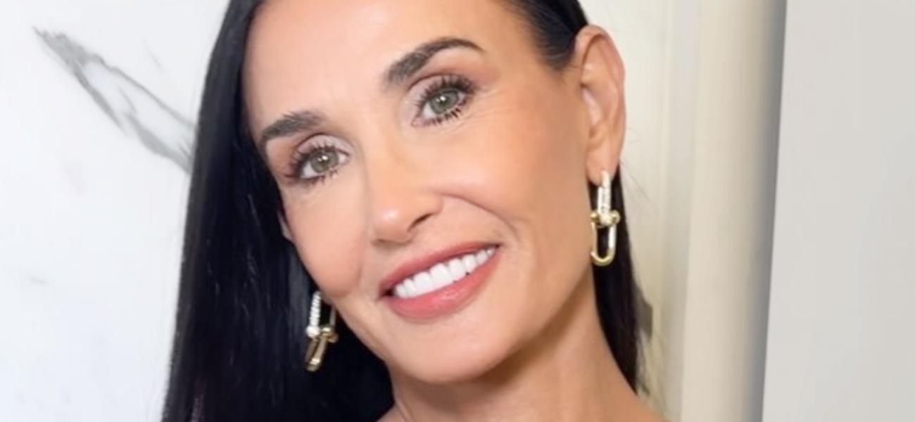 Demi Moore close up