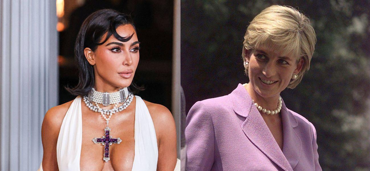 Kim Kardashian, Princess Diana photo collage