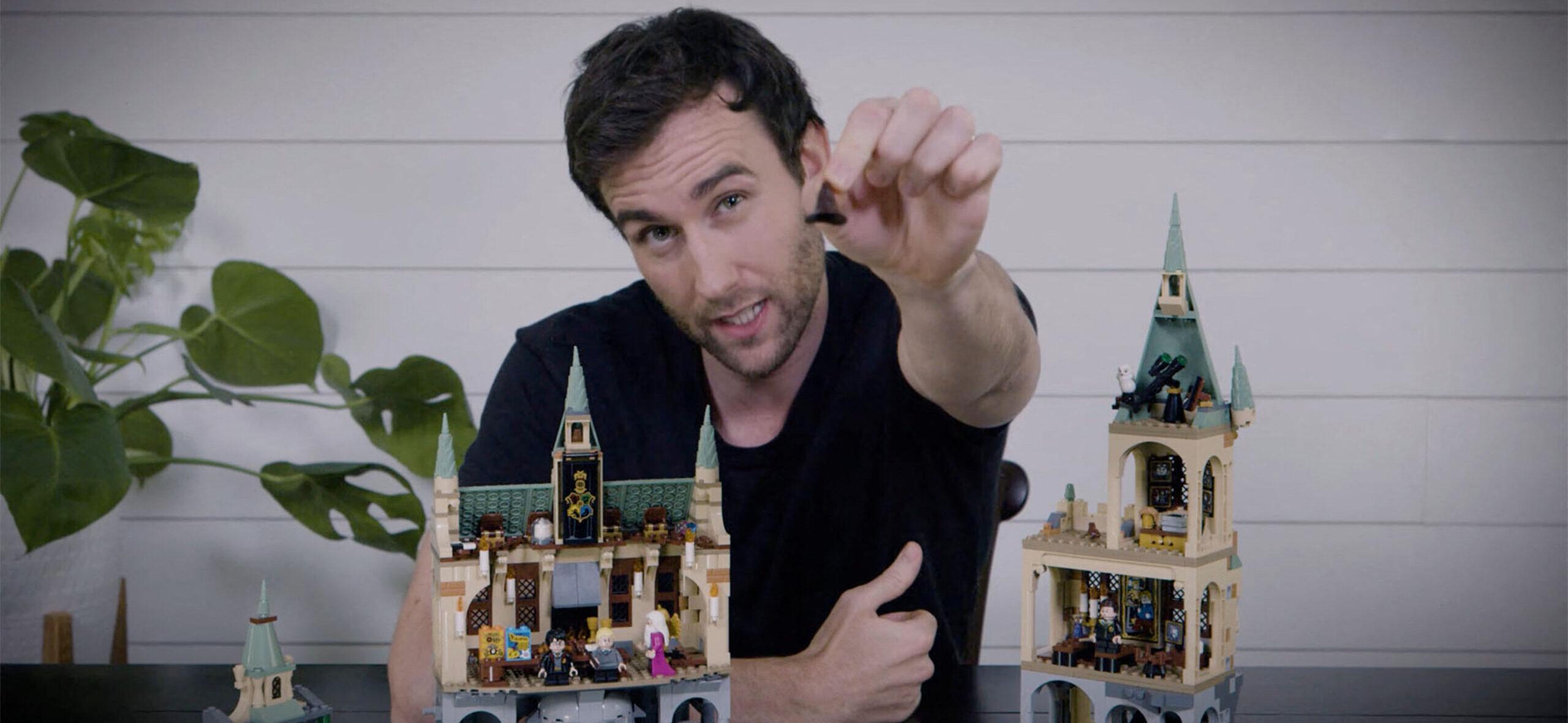 Harry Potters Neville Longbottom actor Matthew Lewis celebrates 20 years of LEGO Harry Potter magic by recreating favourite scenes