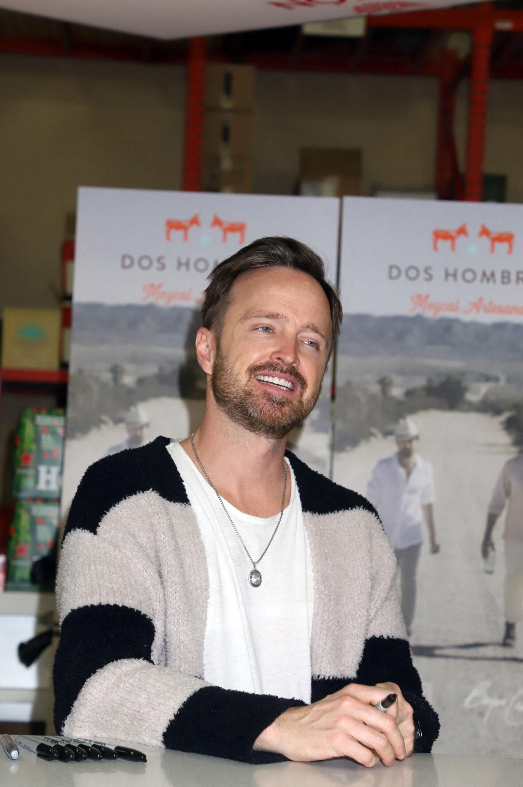 Aaron Paul at Bottle Signing - Las Vegas