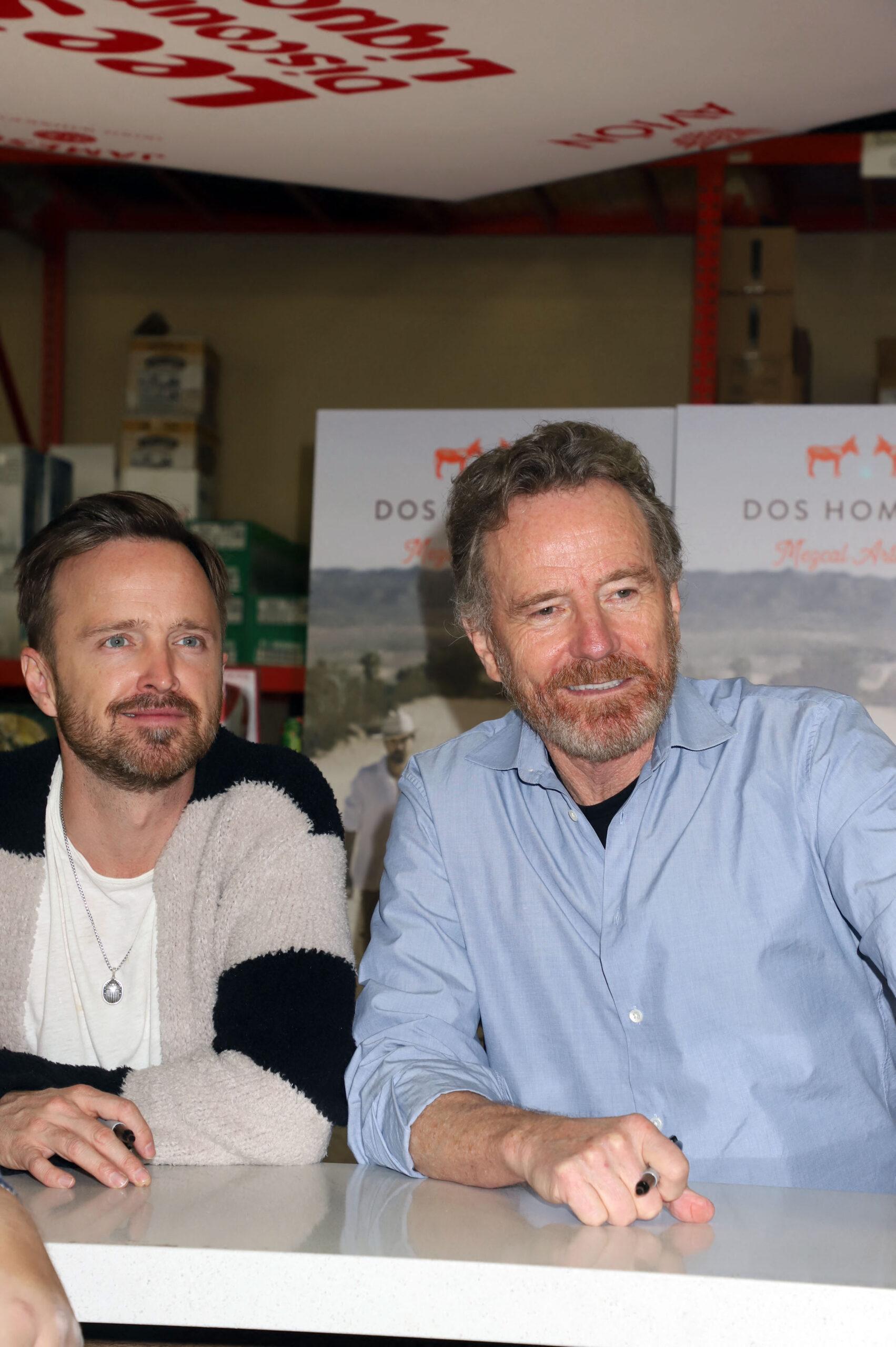 Bryan Cranston and Aaron Paul Bottle Signing - Las Vegas