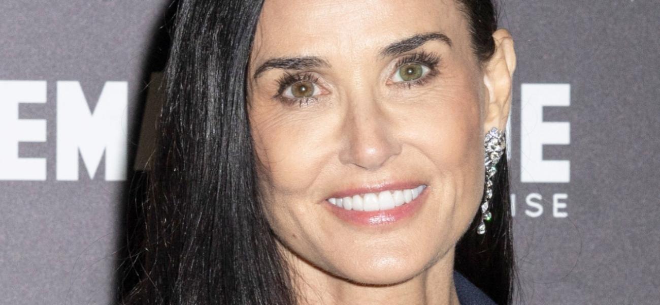 Demi Moore close up