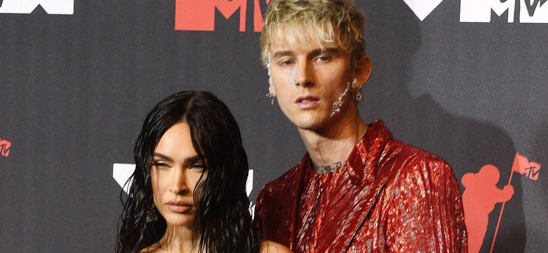 Megan Fox, Machine Gun Kelly attends the 2021 MTV Video Music Awards