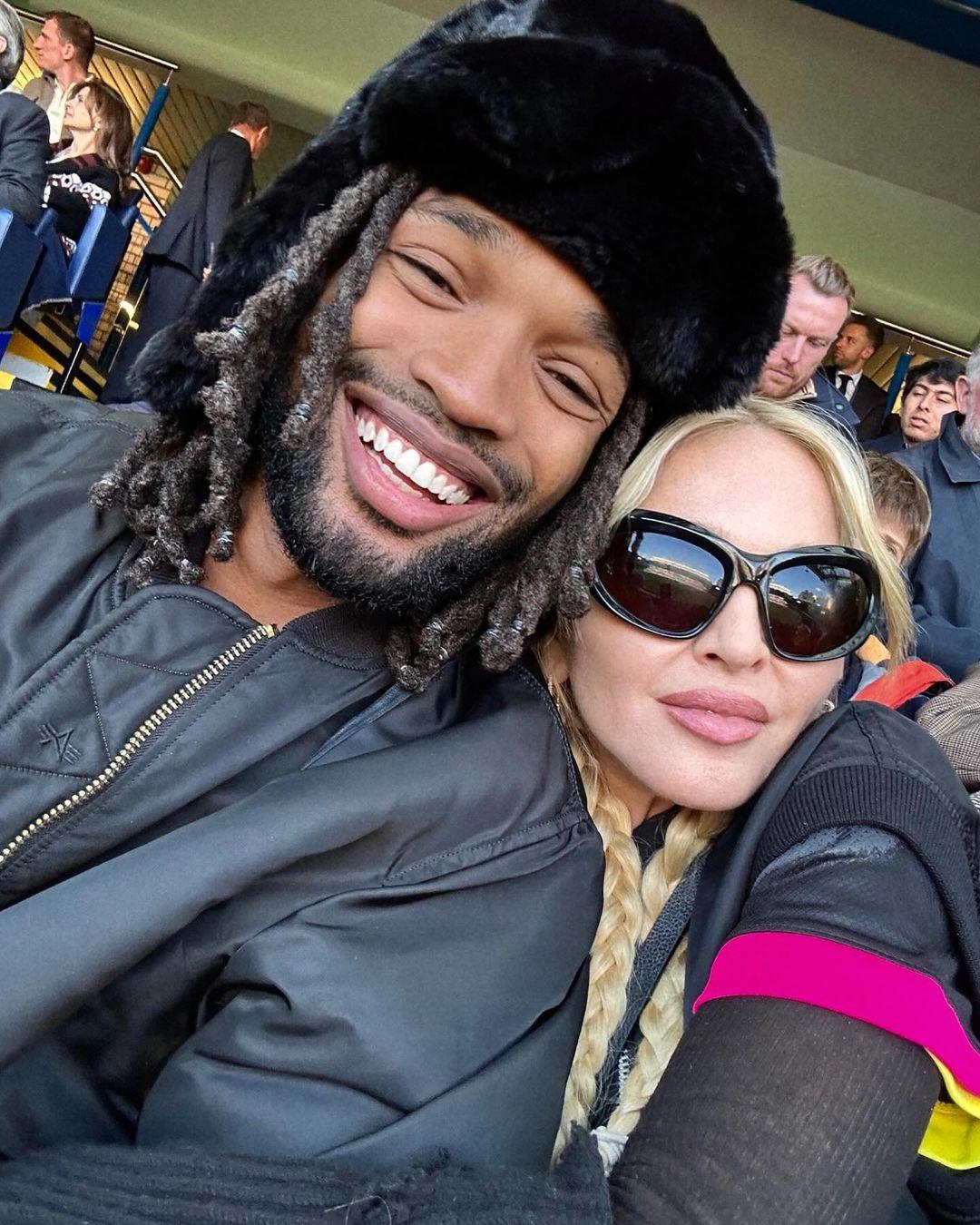 Madonna and Akeem Morris