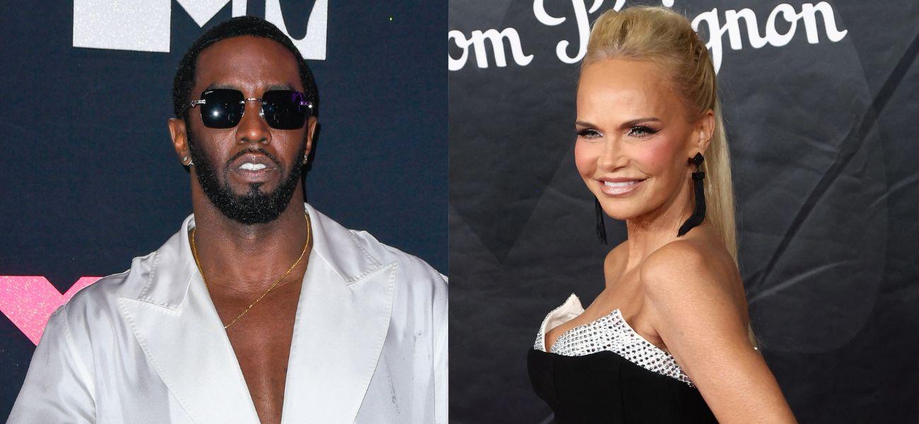 Diddy, Kristin Chenoweth photo collage