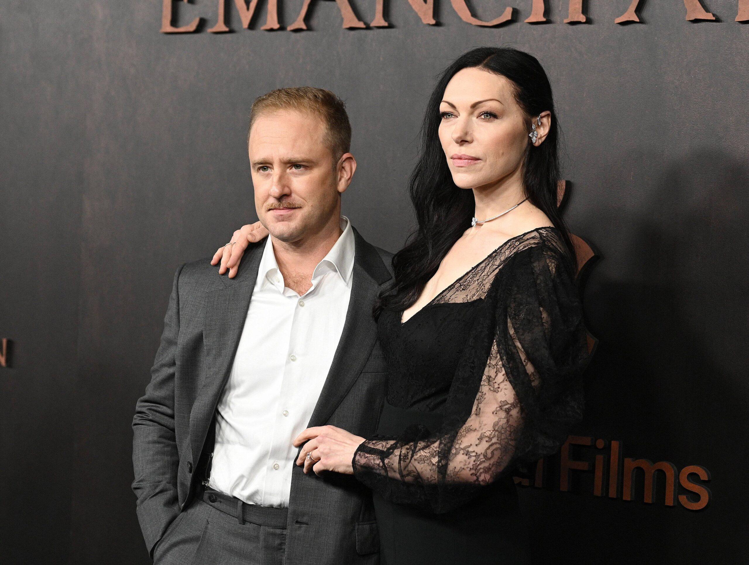 Laura Prepon and Ben Foster on the Red Carpet Event for the premiere of Apple Original Films Emancipation