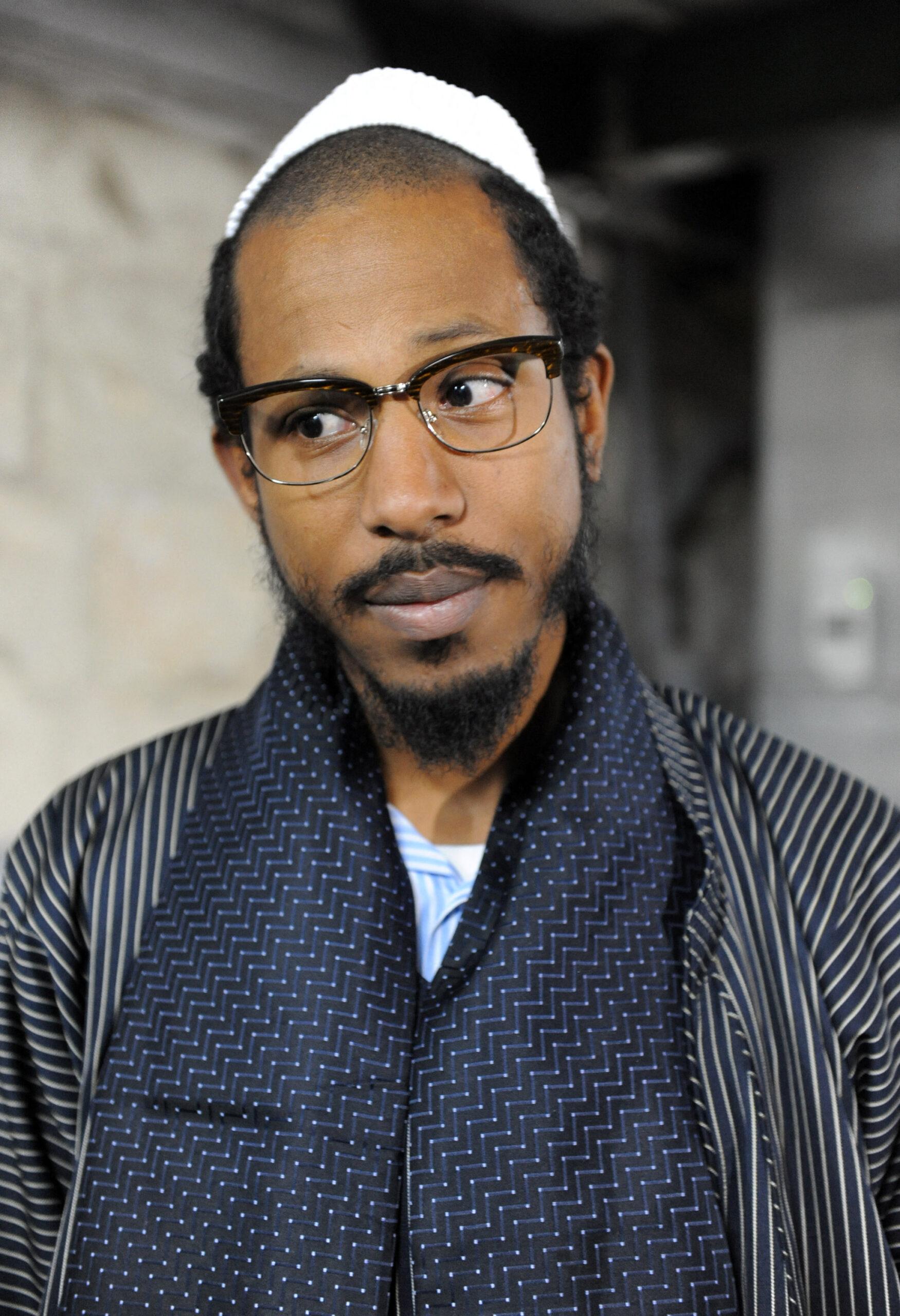 The rapper Shyne meets the press before the world premiere of his short films in Jerusalem, Israel