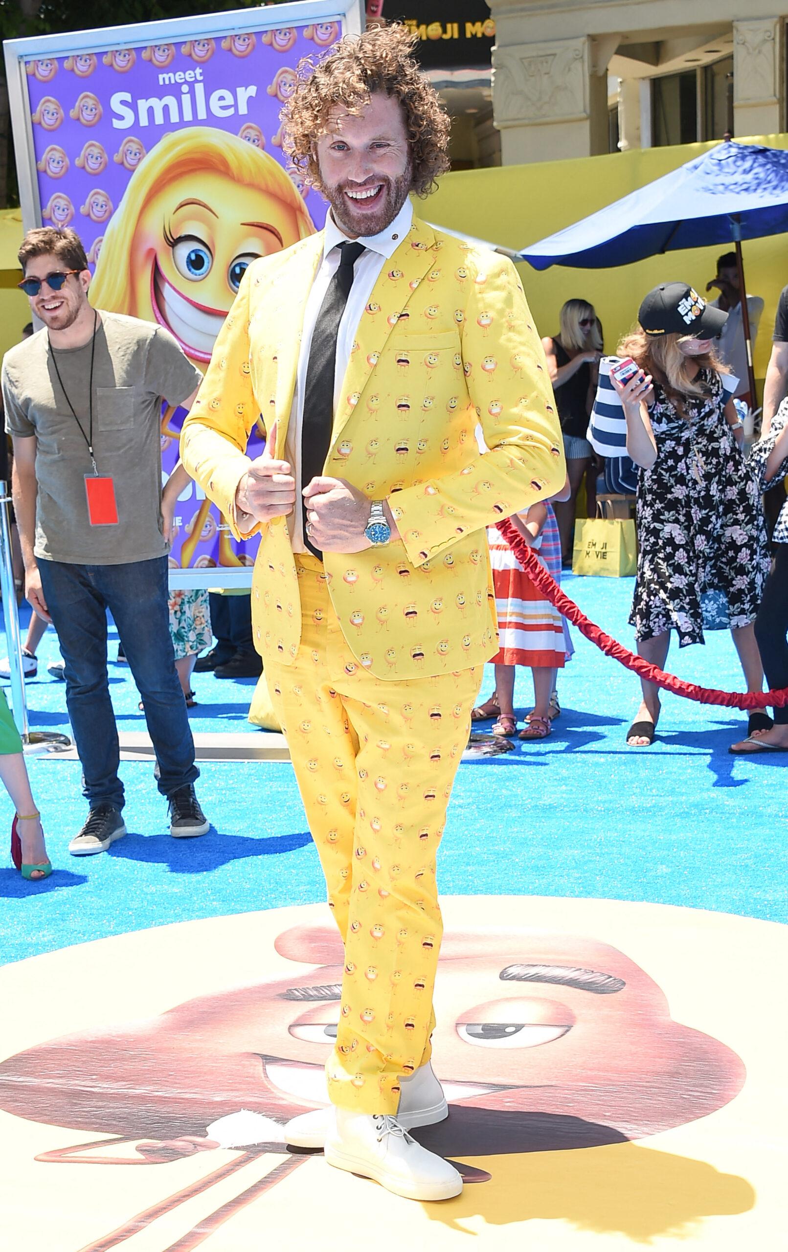 TJ Miller at 'The Emoji Movie' World Premiere