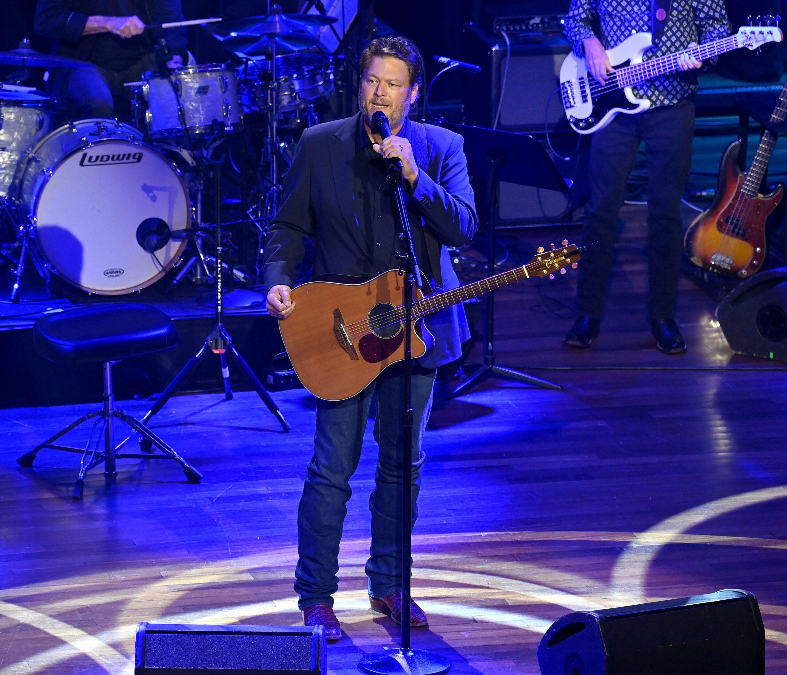 Blake Shelton at Nashville Songwriter Awards 2023