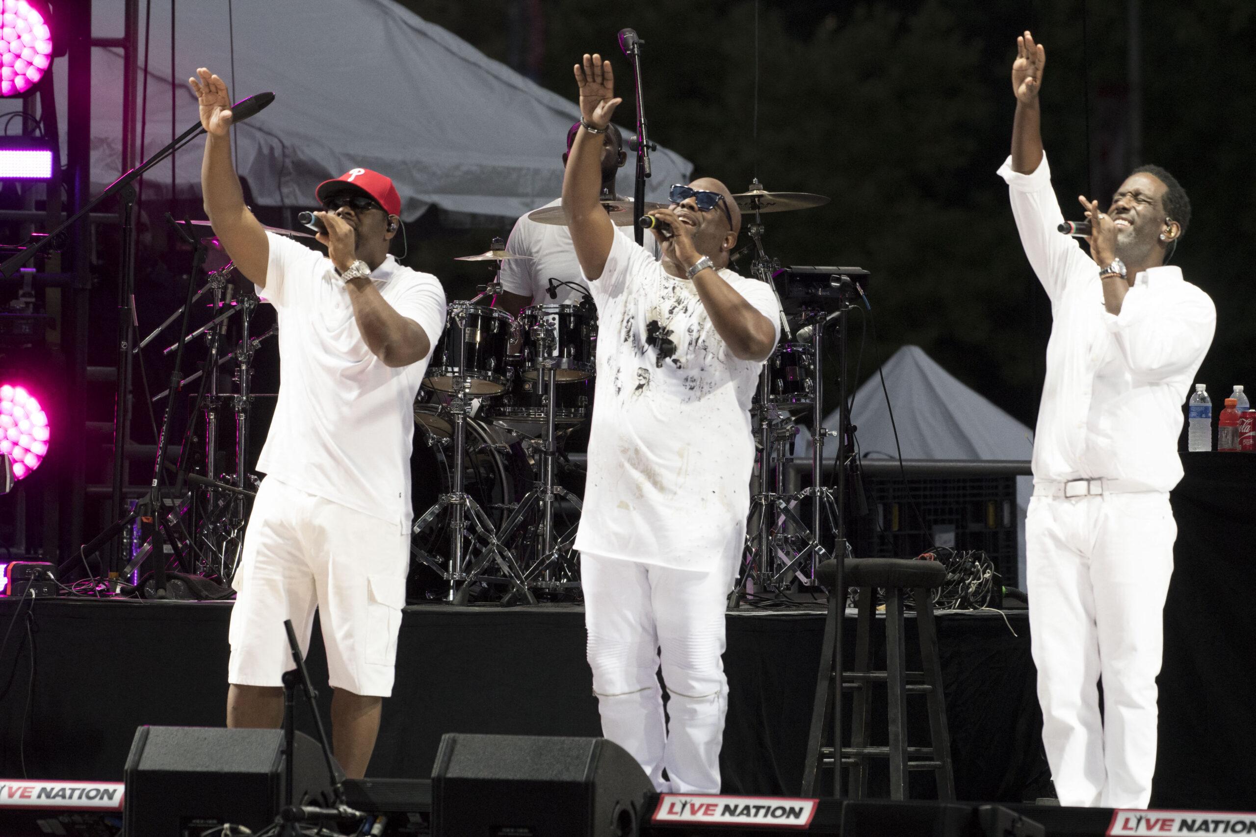 Boyz II Men Performing At The Fourth Of July Celebration-Philadelphia