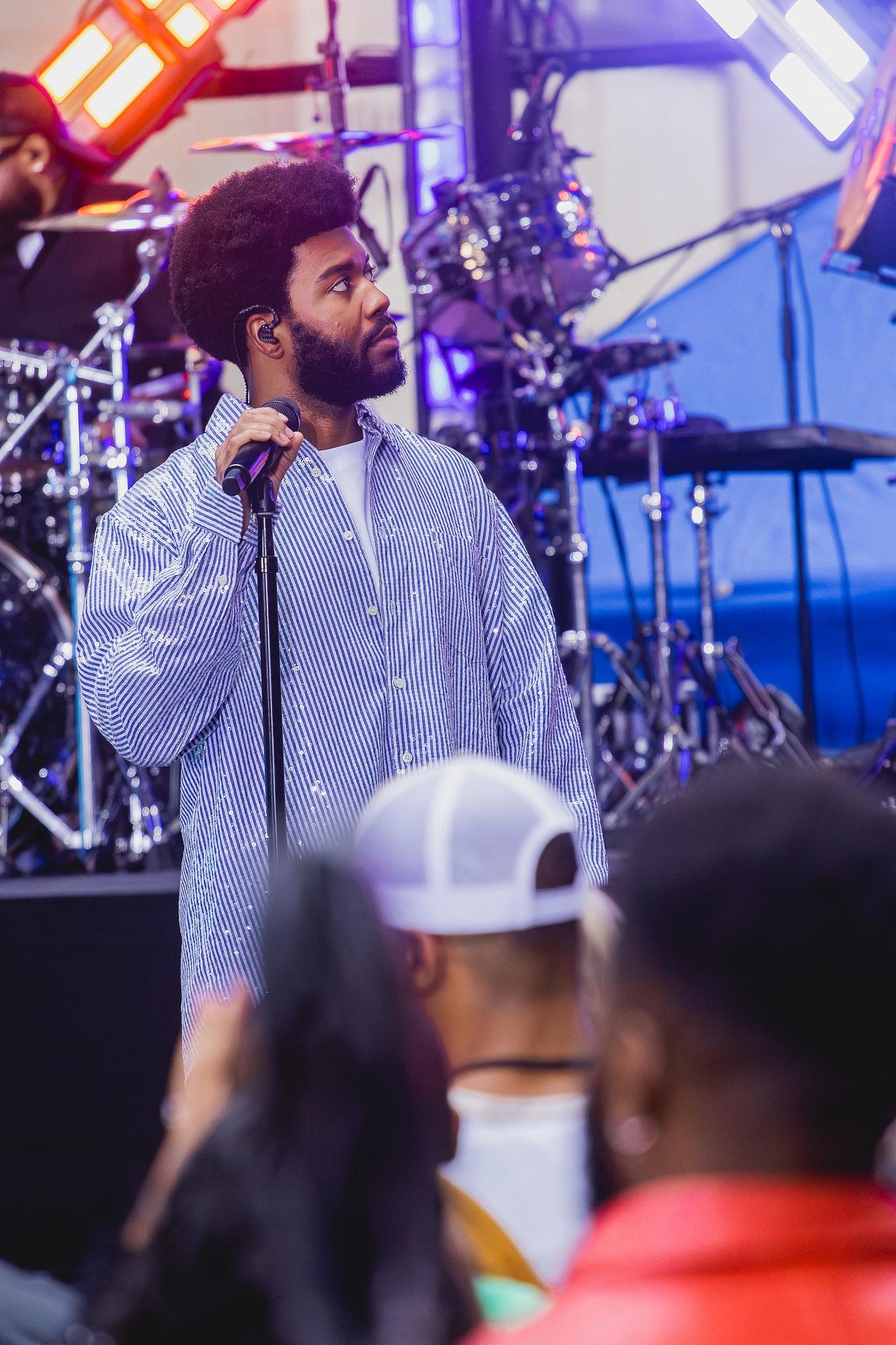 Khalid Performs at Rockefeller Plaza for Today's Show