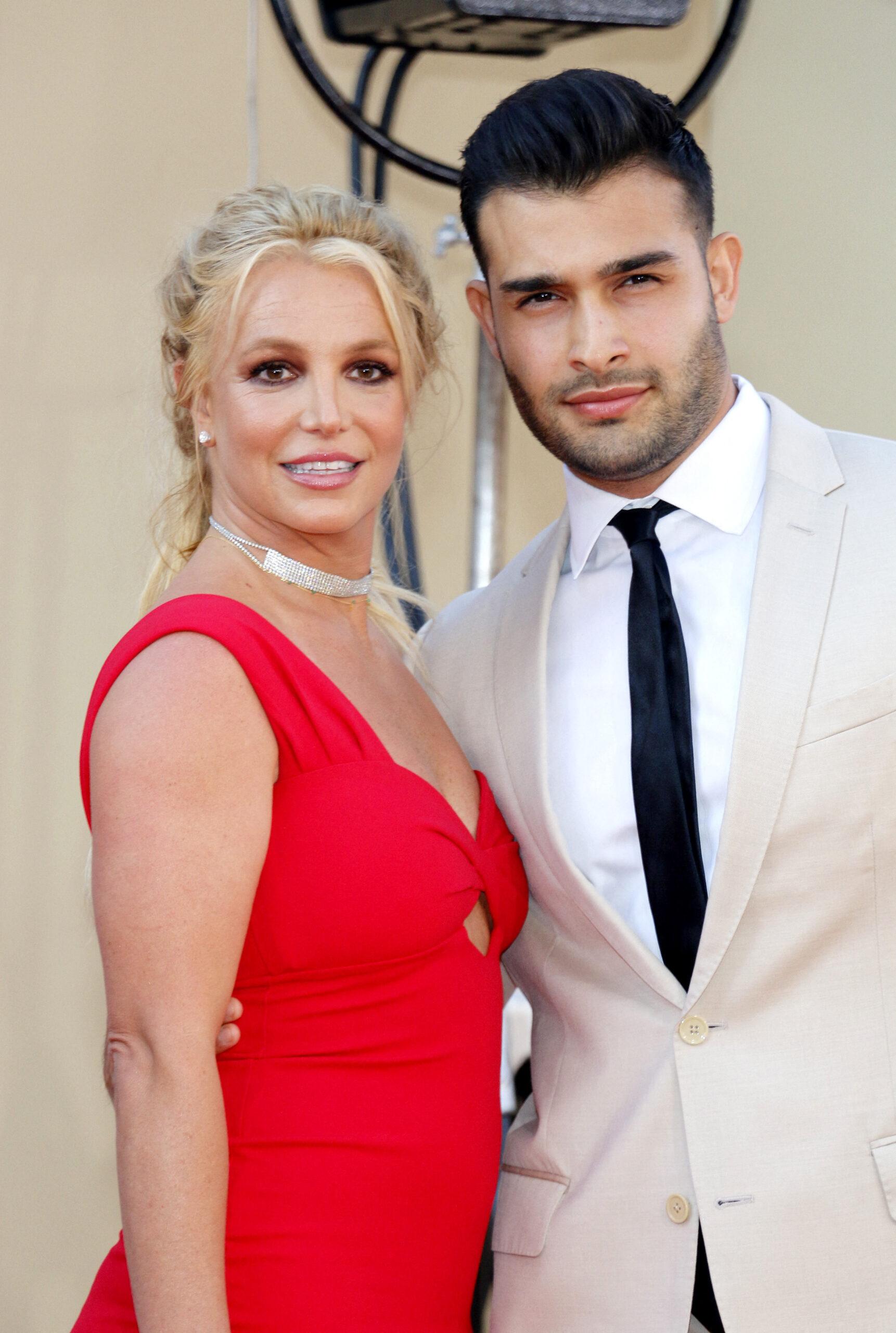 Sam Asghari and Britney Spears