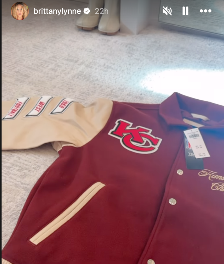 Brittany Mahomes' Chiefs jacket