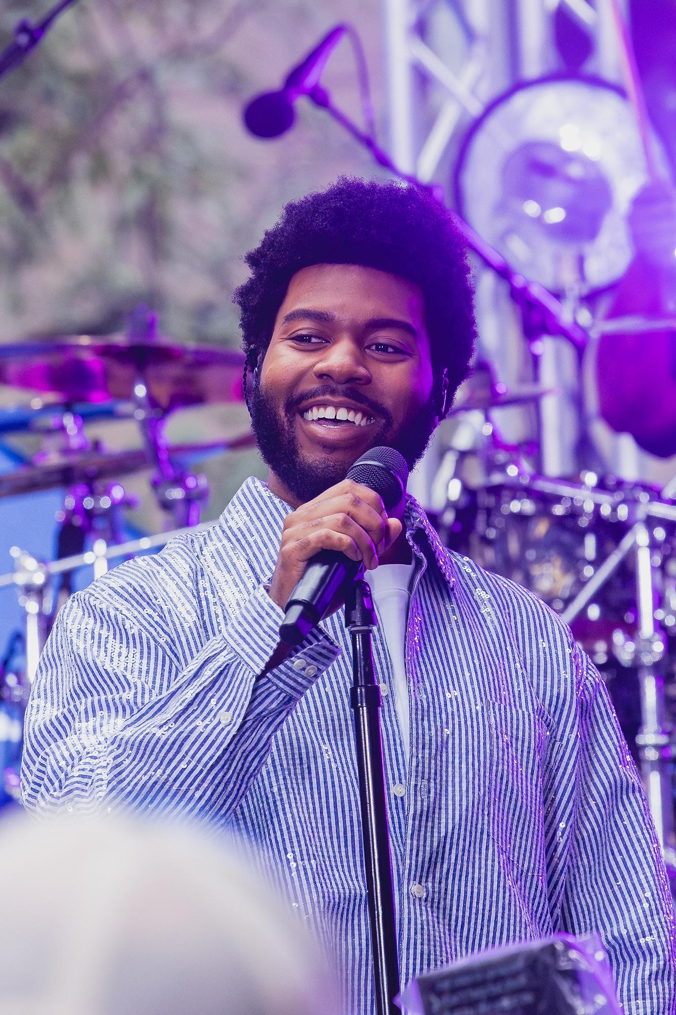 Khalid Performs at Rockefeller Plaza for Today's Show