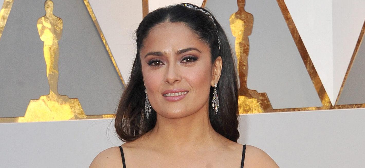 89th Annual Academy Awards held at the Hollywood and Highland Center in Hollywood. 26 Feb 2017 Pictured: Salma Hayek. Photo credit: Lumeimages / MEGA TheMegaAgency.com +1 888 505 6342 (Mega Agency TagID: MEGA1210954_036.jpg) [Photo via Mega Agency]