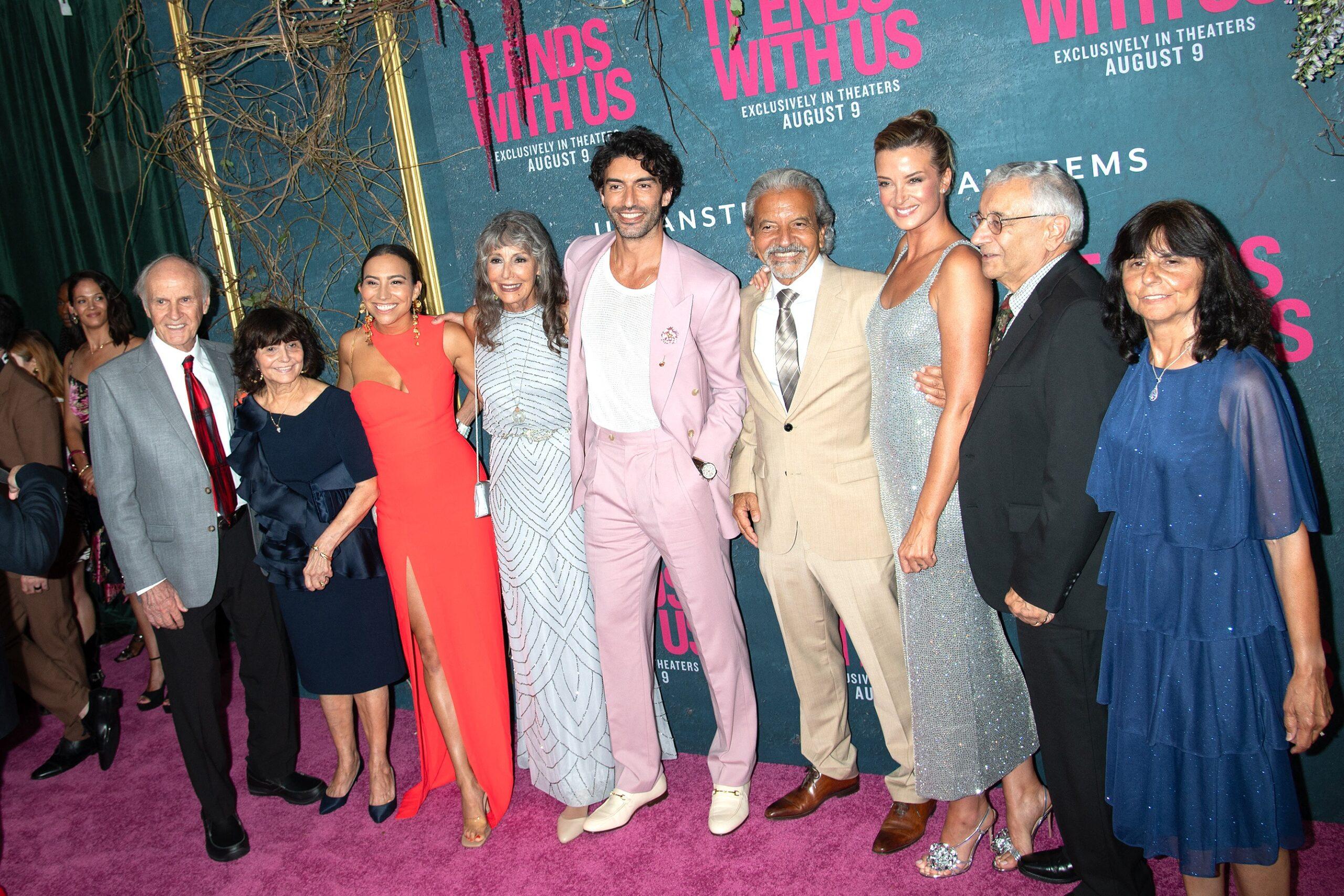 Justin Baldoni and It Ends With Us cast