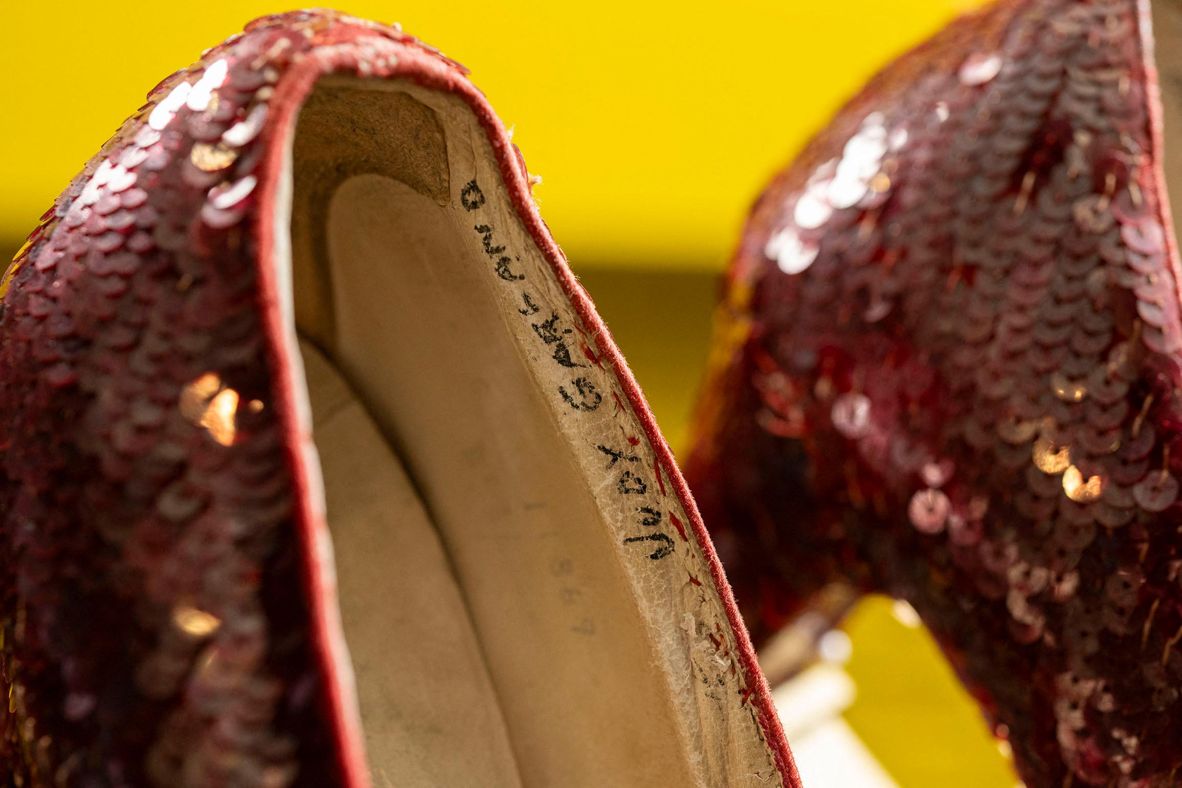 Dorothy's iconic once-stolen ruby slippers from the Wizard of Oz sell for a world record $$32.5 million!