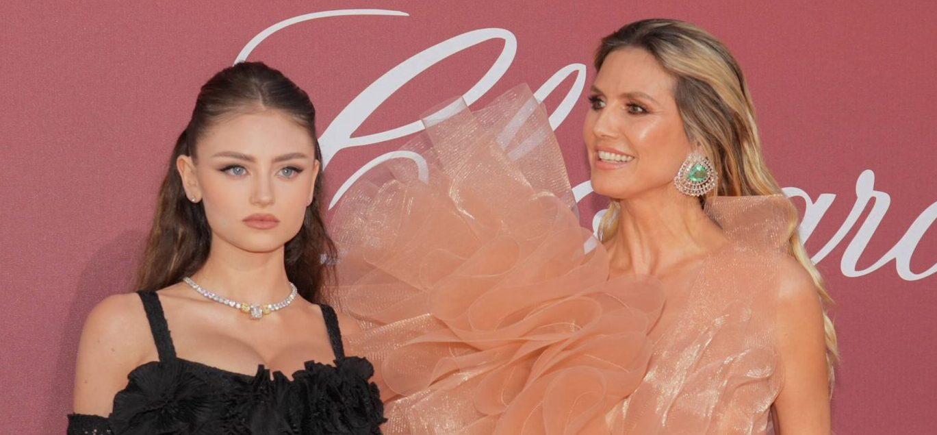 AmfAR Cannes Gala 30th edition Presented by Chopard and Red Sea International Film Festival at Hotel du Cap-Eden-Roc on May 23, 2024 in Cap d'Antibes, France. 23 May 2024 Pictured: Heidi Klum an Leni Olumi Klum. Photo credit: KCS Presse / MEGA TheMegaAgency.com +1 888 505 6342 (Mega Agency TagID: MEGA1143848_009.jpg) [Photo via Mega Agency]