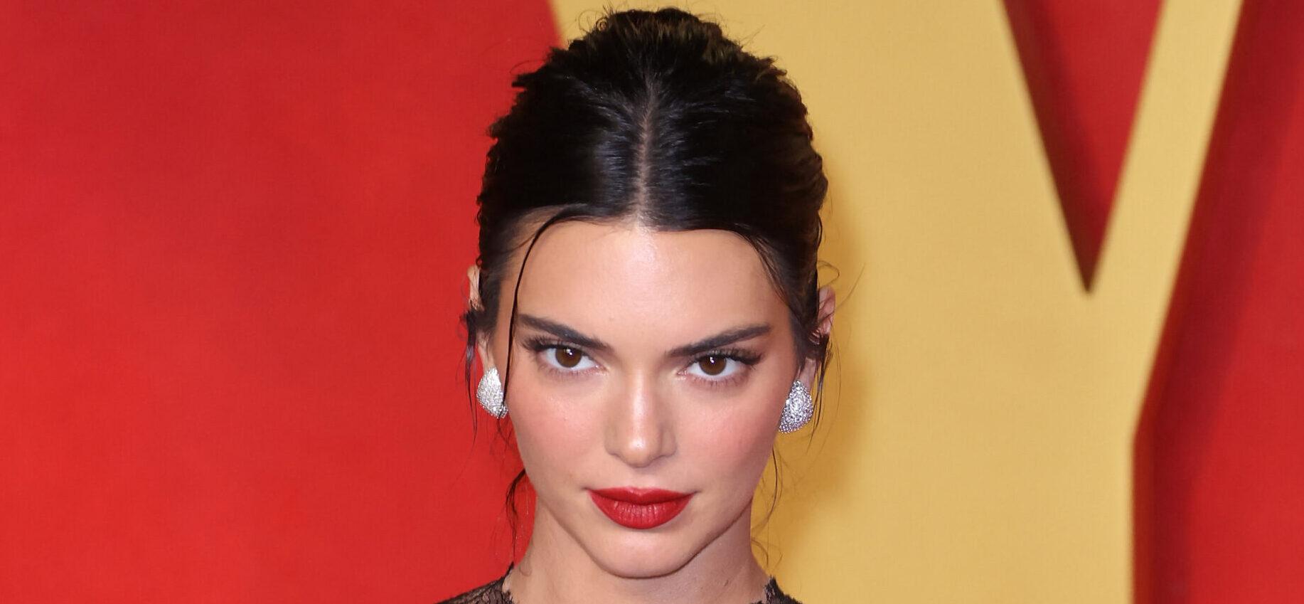 Kendall Jenner Goes Topless While Flaunting Her 24-Inch Waist