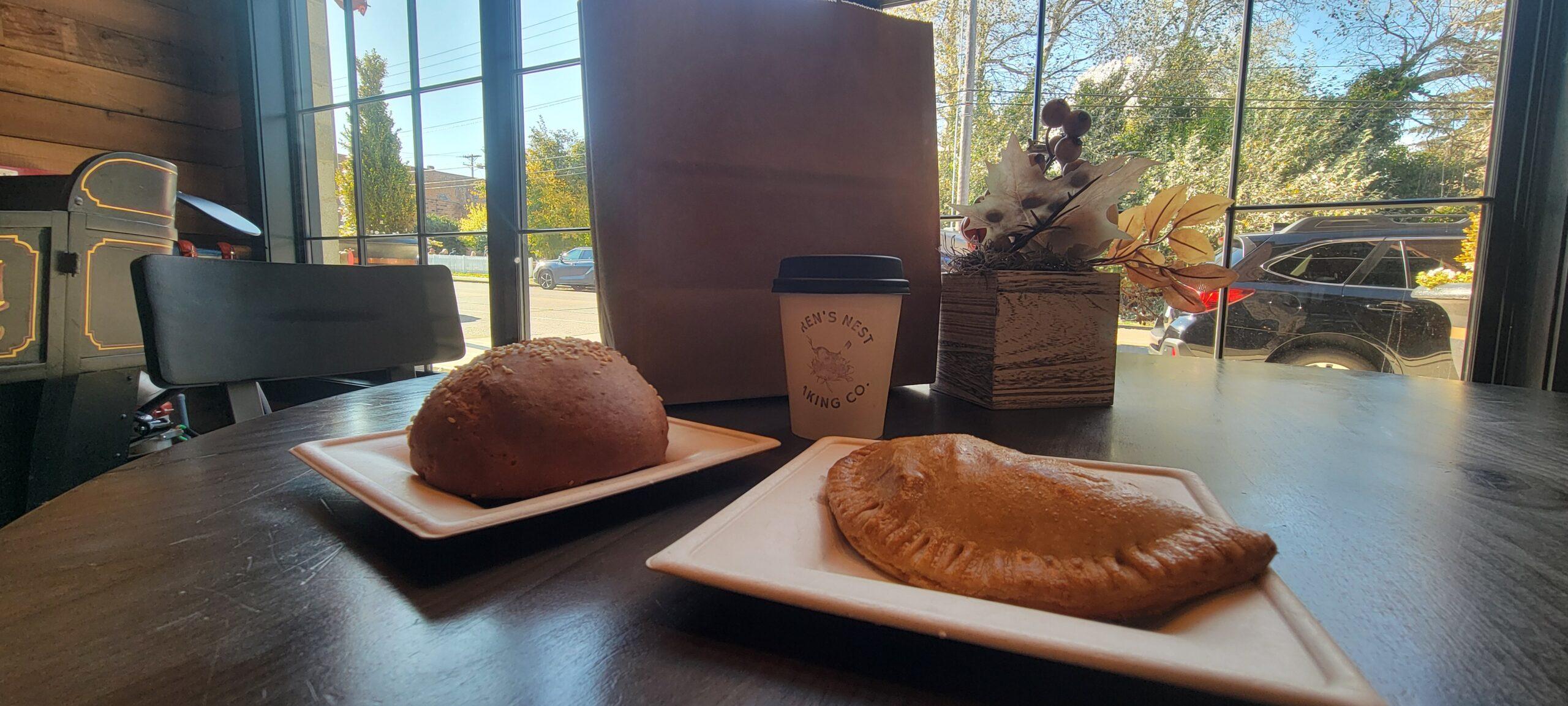 Kolache and empanada at Wren's Nest Baking Co. in Seattle