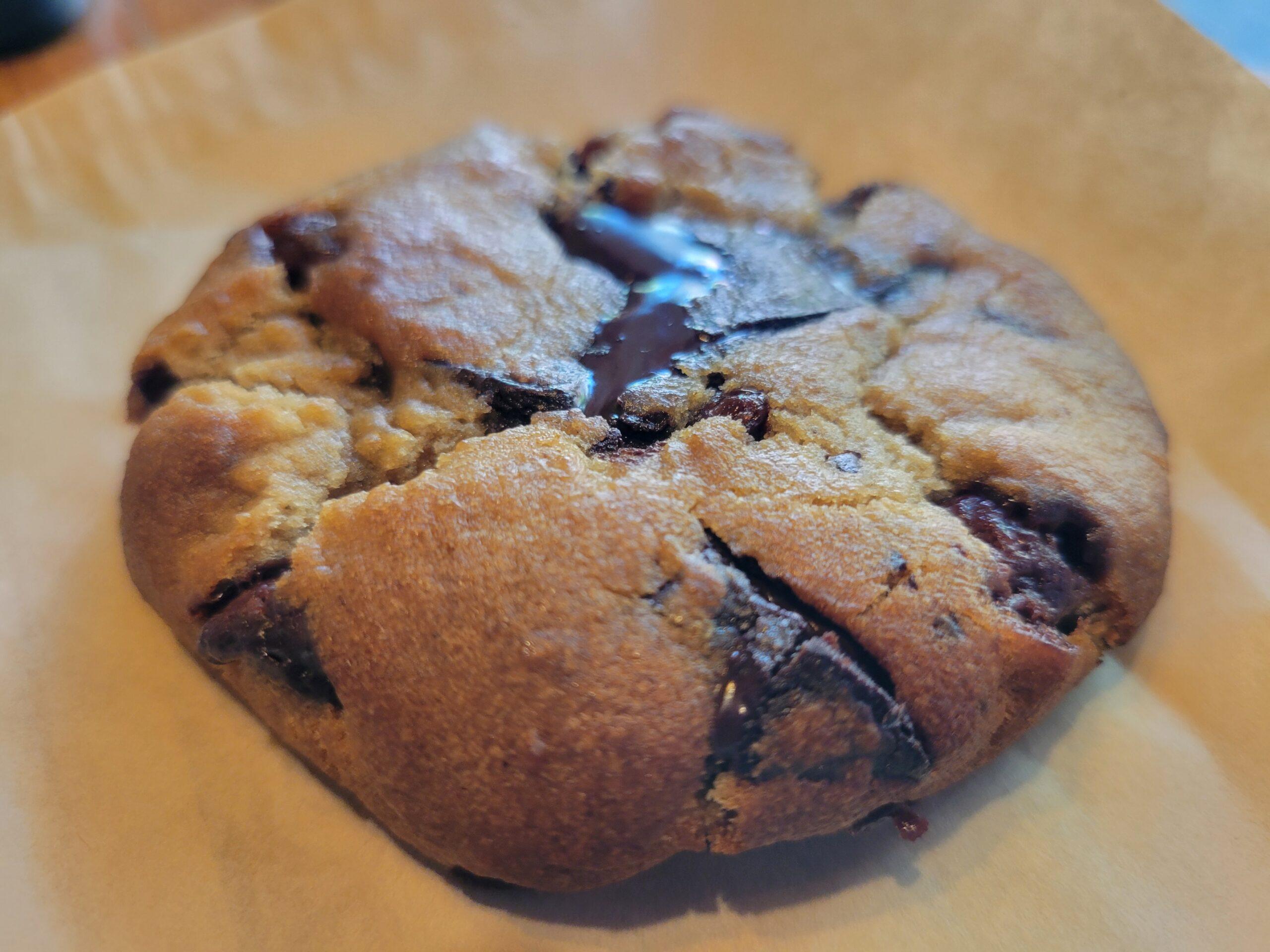 Chocolate chip cookie at Askatu bakery in Seattle