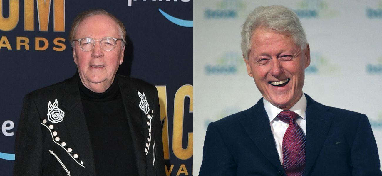 James Patterson (left) Bill Clinton (right)