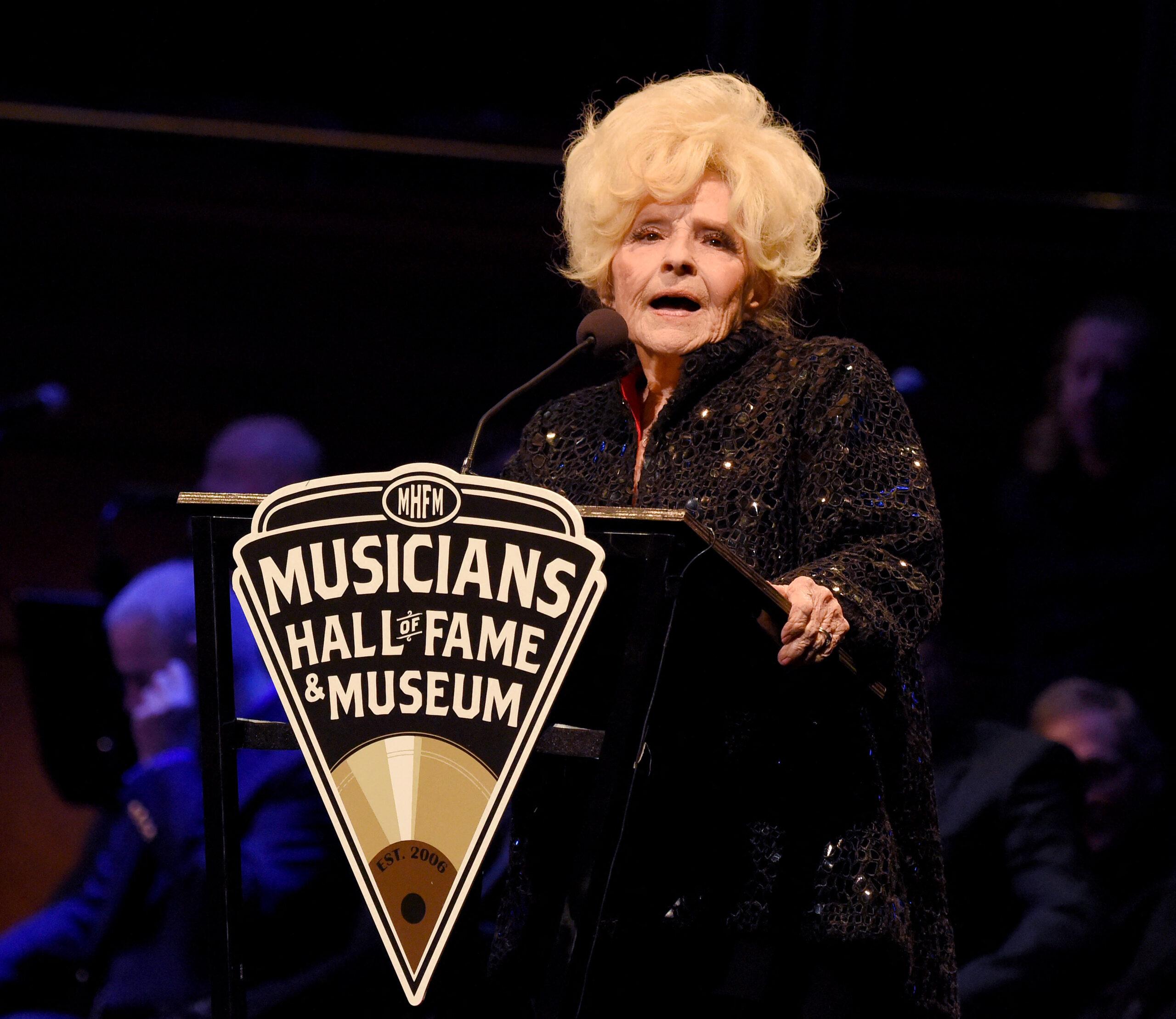 Brenda Lee at 2019 Musicians Hall of Fame Ceremony and Induction Concert