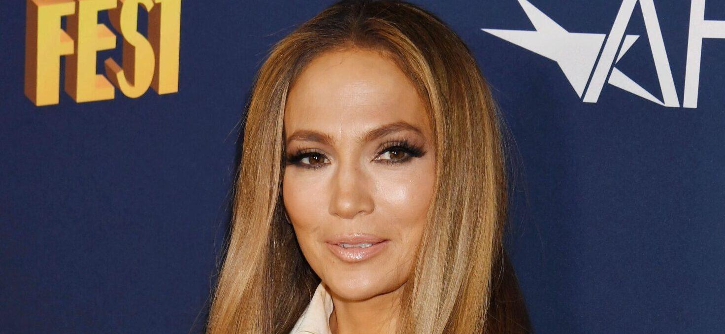 Jennifer Lopez Serves High Glamour In Sultry Holiday Revenge Dress