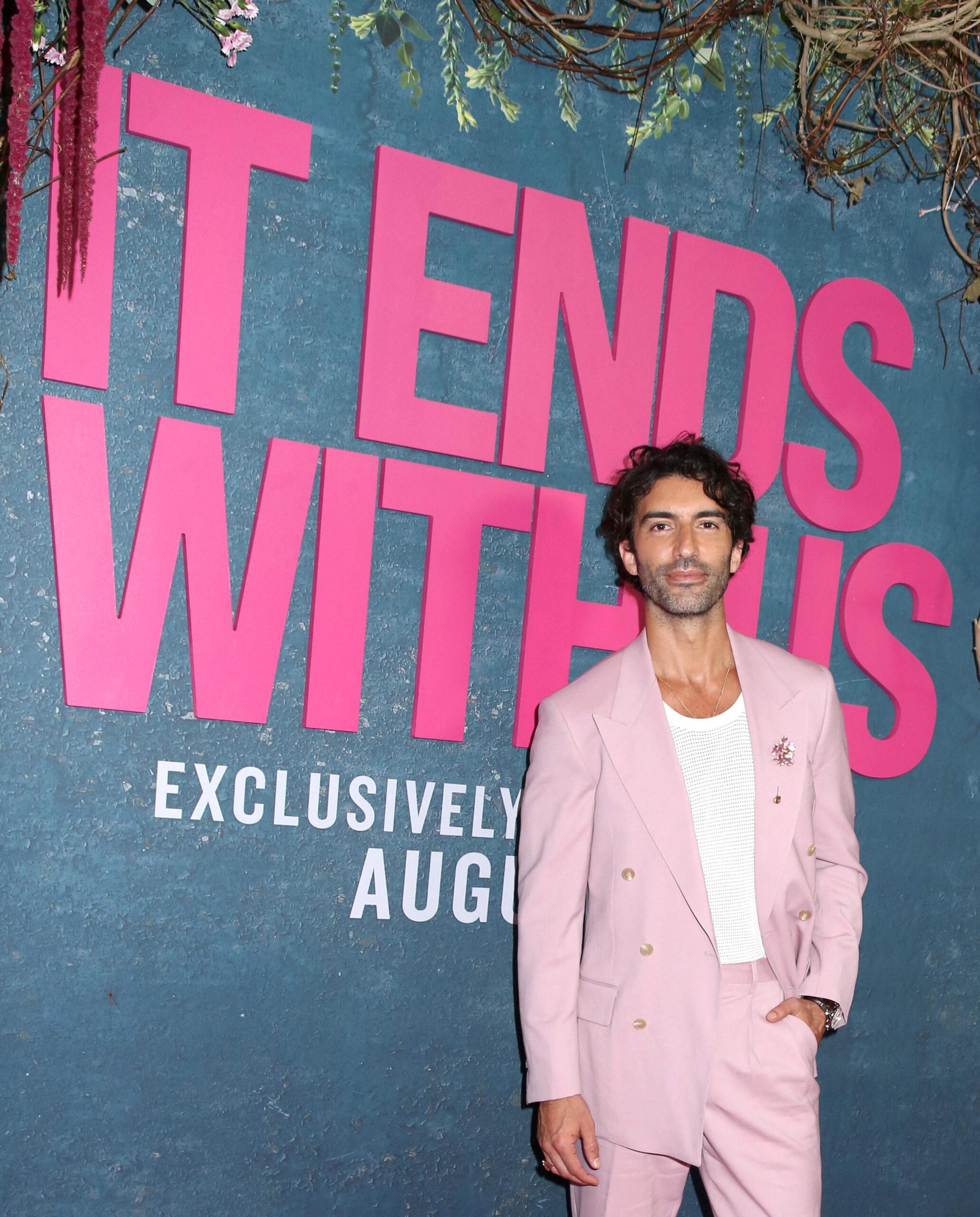 Justin Baldoni at 'It Ends With Us' World Premiere